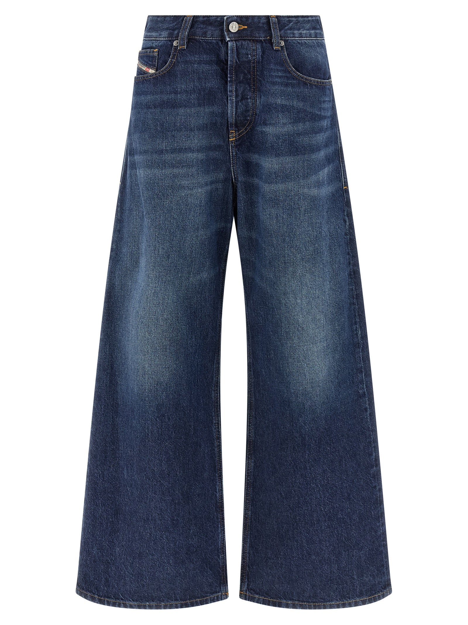Diesel Blue Cotton Jeans Denim