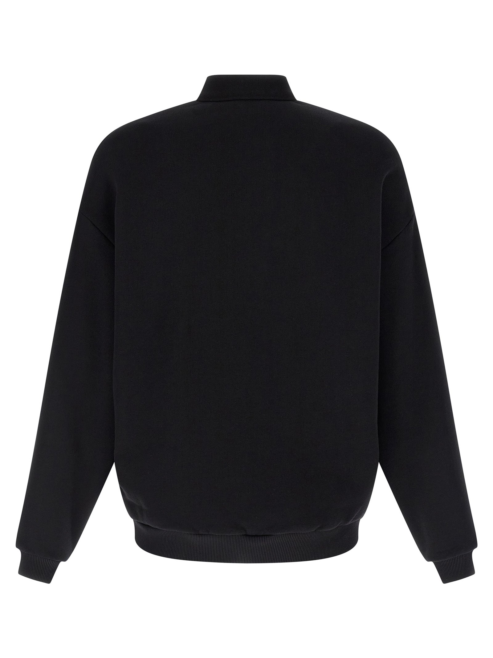 Autry Black Cotton Sweatshirt