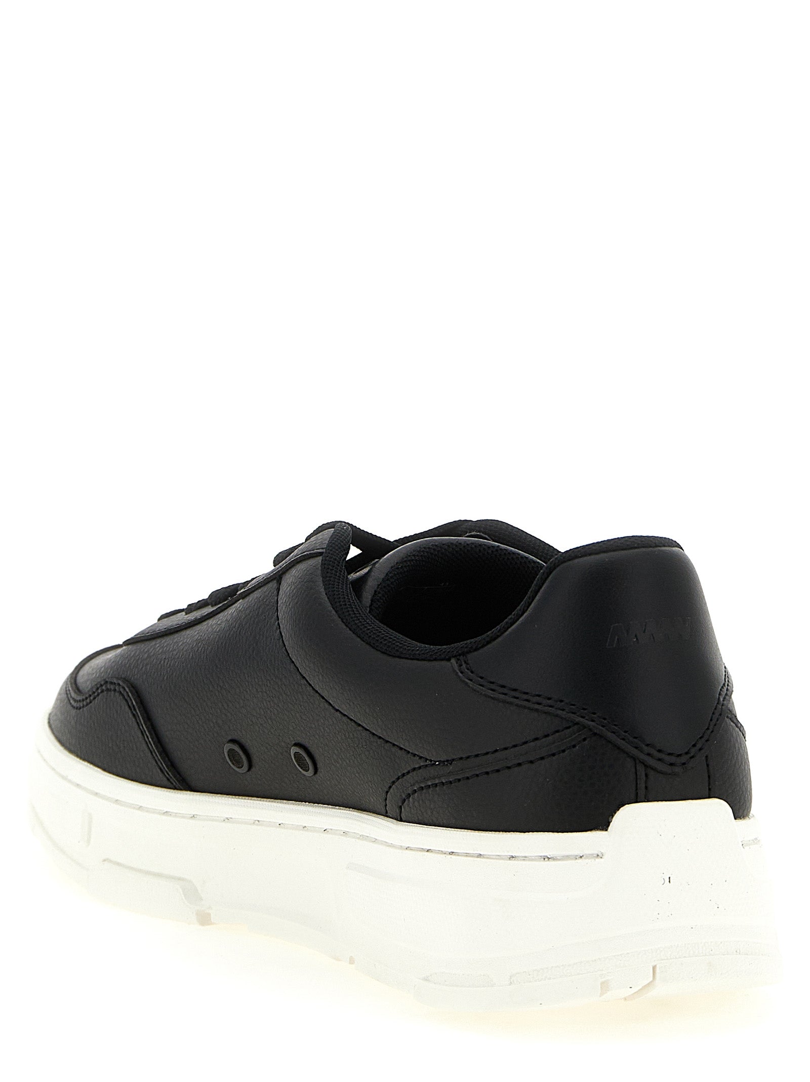 Hugo Boss Black Polyester Low Top Sneakers