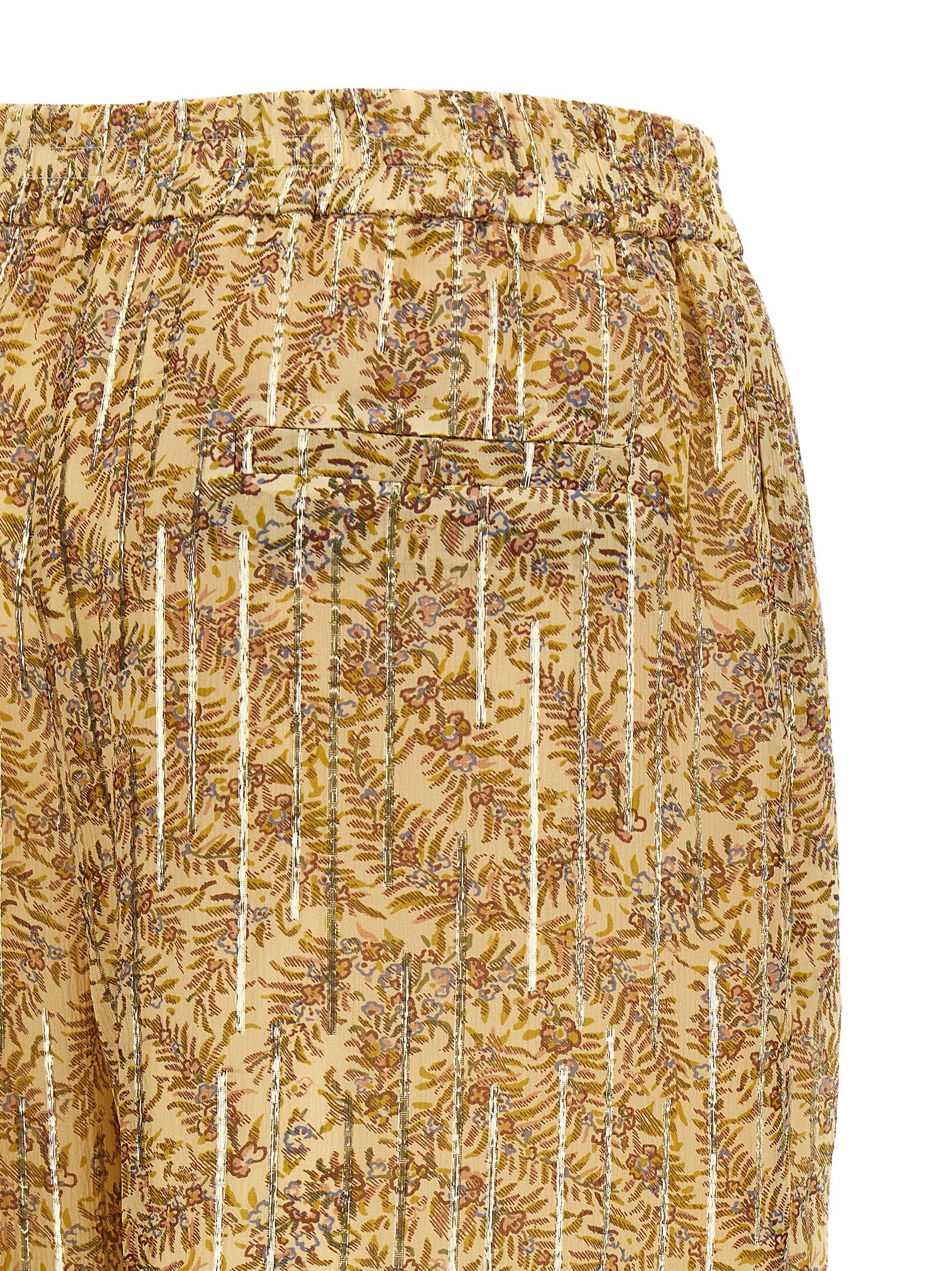 Valentino Garavani Multicolor Silk Casual Pants