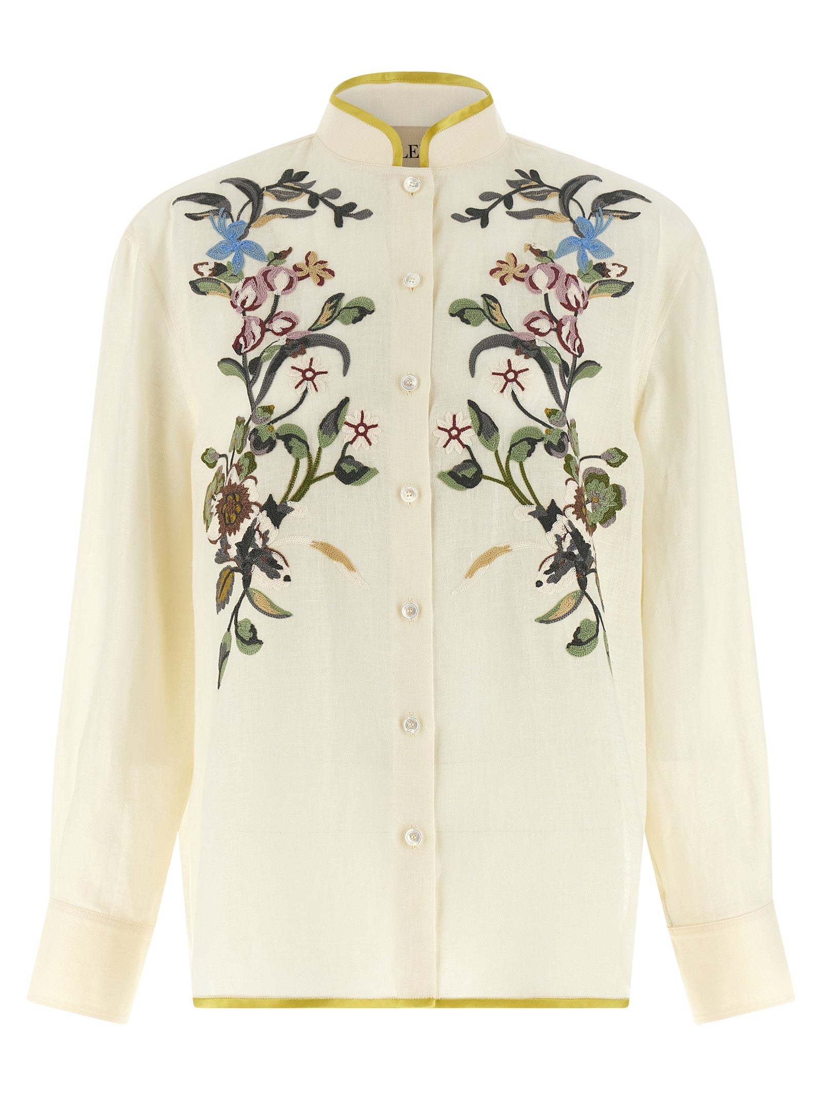 Valentino Garavani Beige Linen Blouse