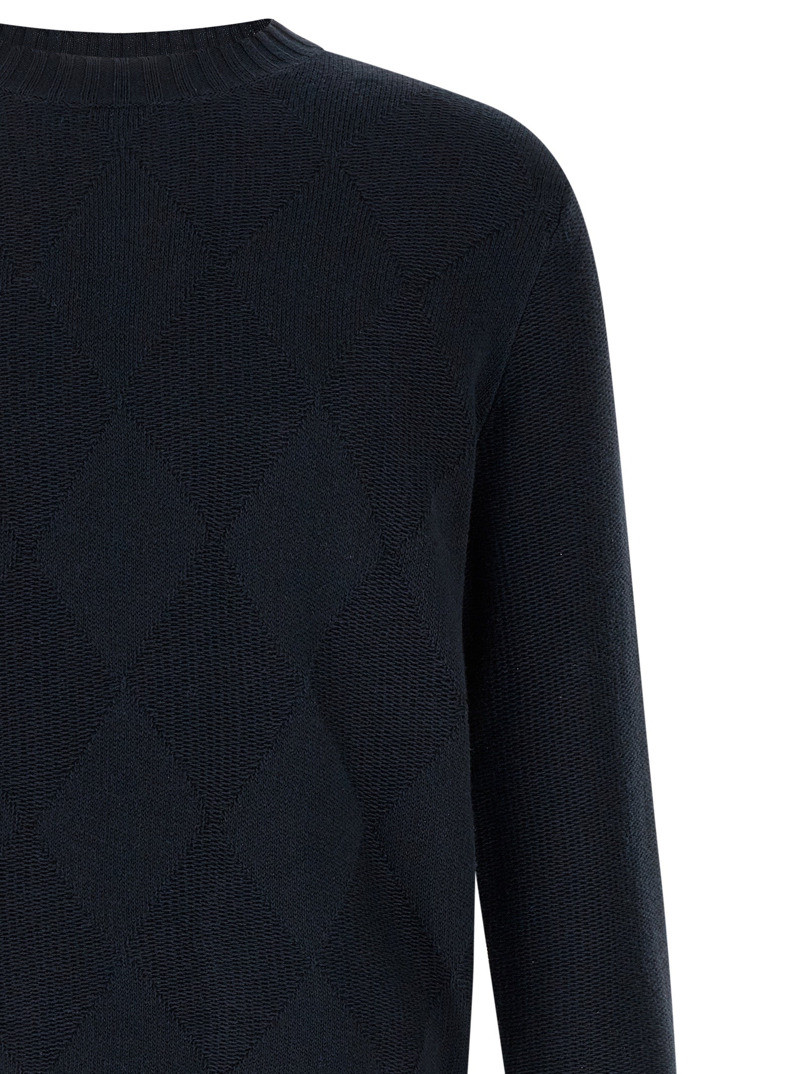 Ballantyne Blue Cotton Cardigan