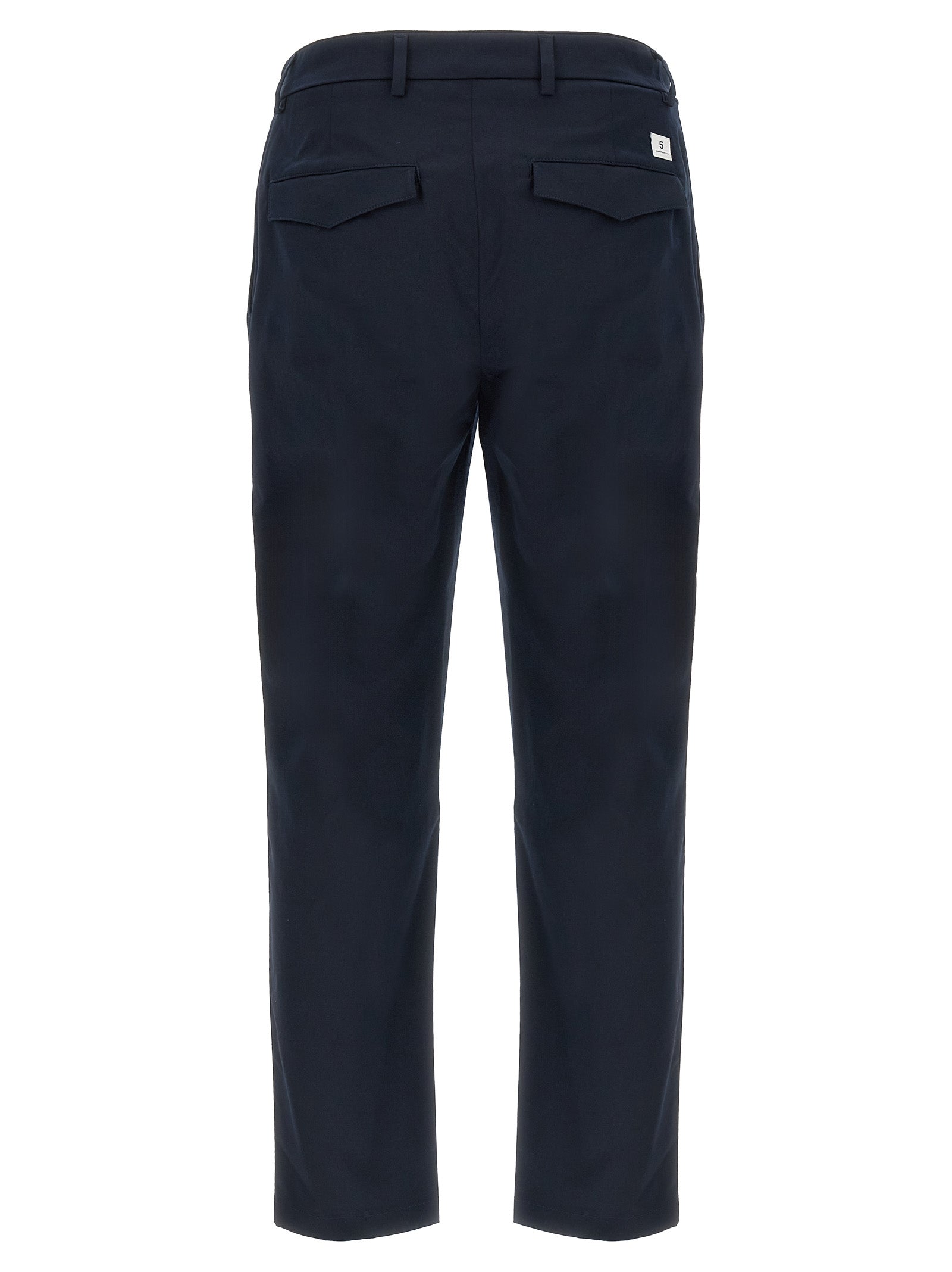 Department 5 Blue Cotton Casual Pants