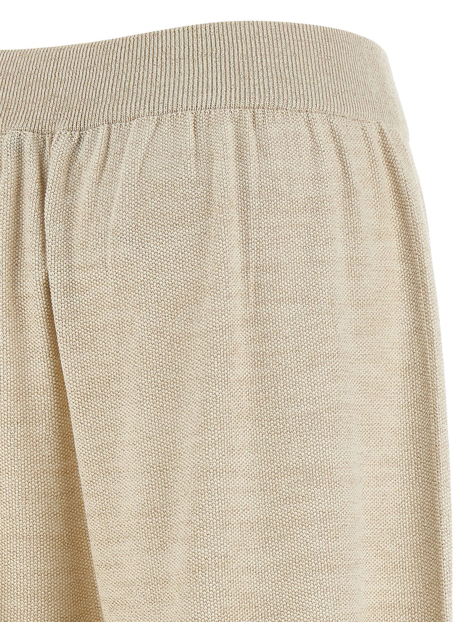 Fabiana Filippi Gold Cotton Casual Pants