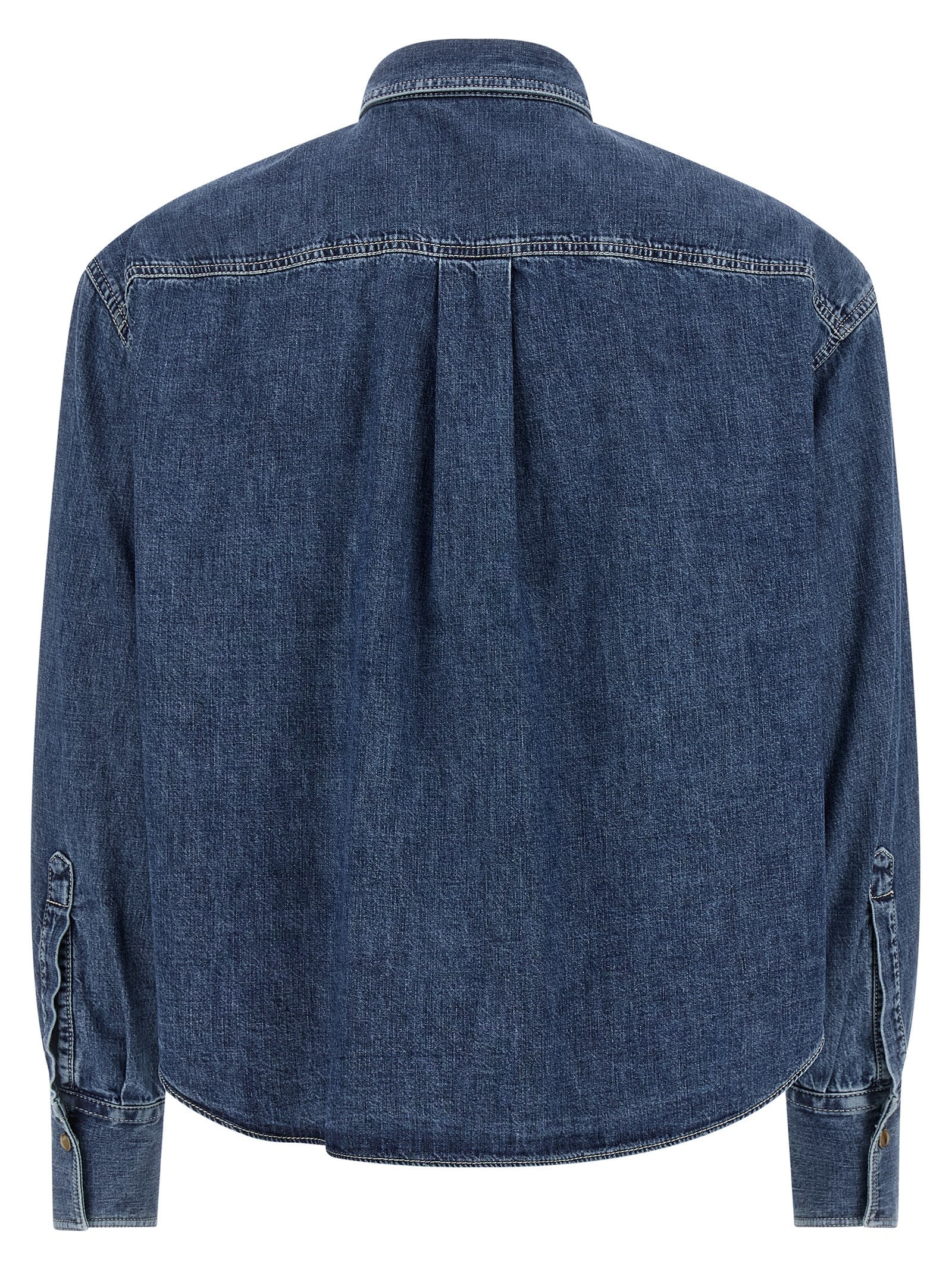 Brunello Cucinelli Blue Cotton Blouse