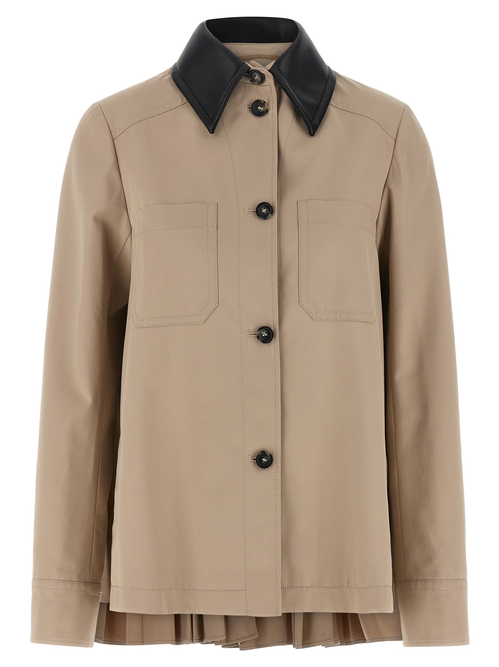 Sportmax Beige Polyester Coat