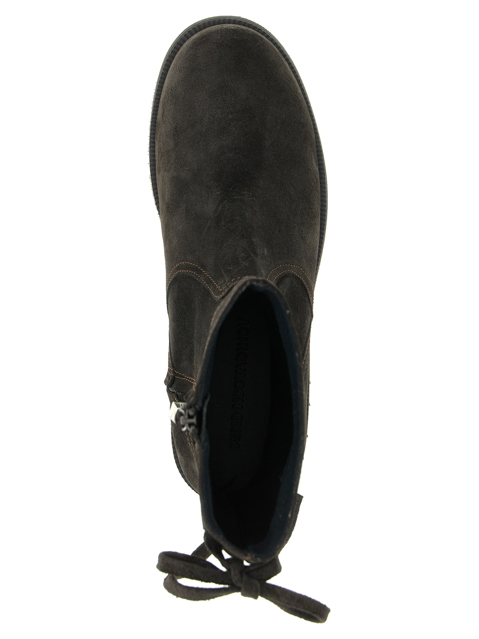 Kiko Kostadinov Brown Calfskin Ankle Boots