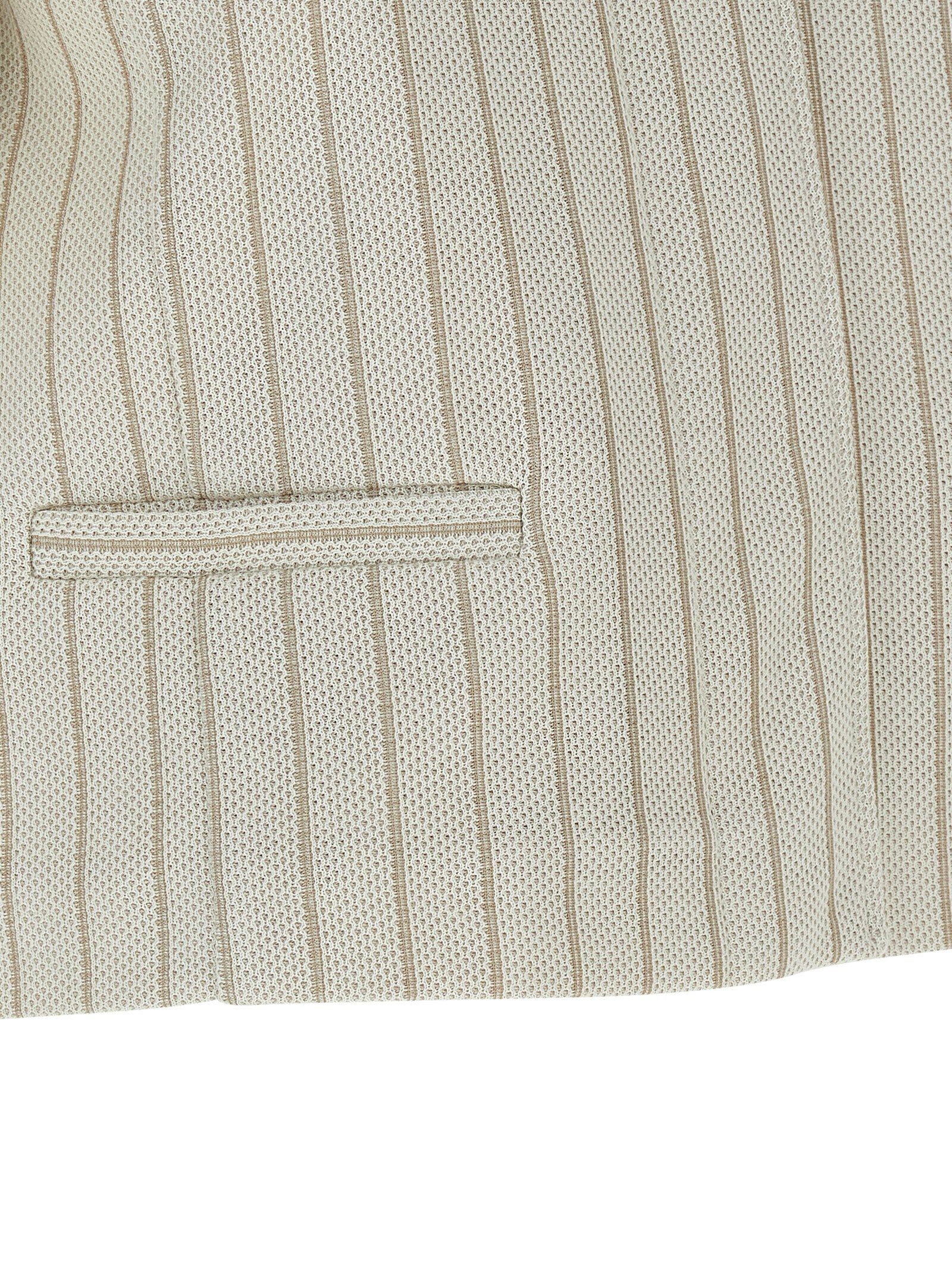 Max Mara Beige Cotton Full-Length Jacket