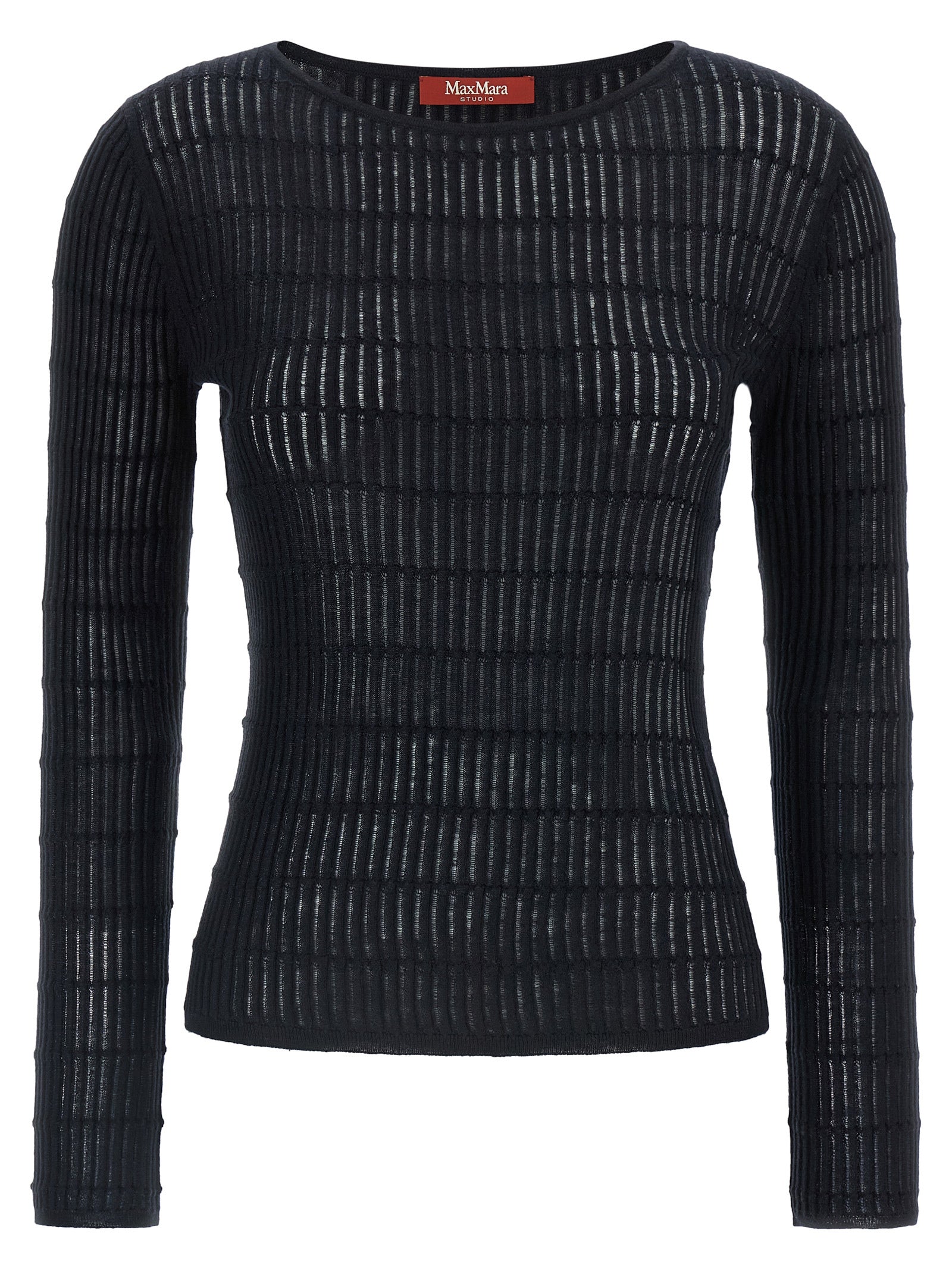 Max Mara Blue Silk Cardigan