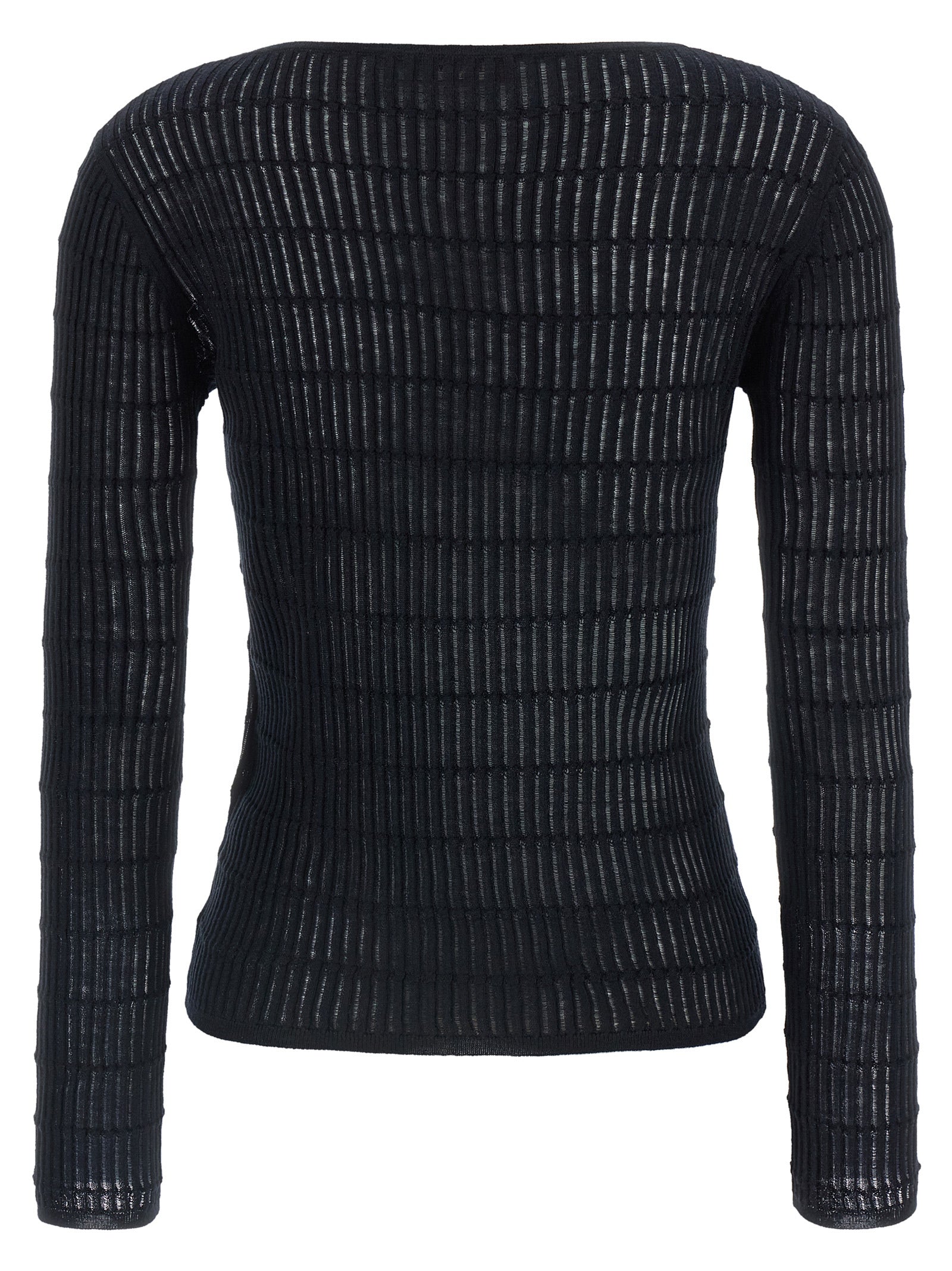 Max Mara Blue Silk Cardigan
