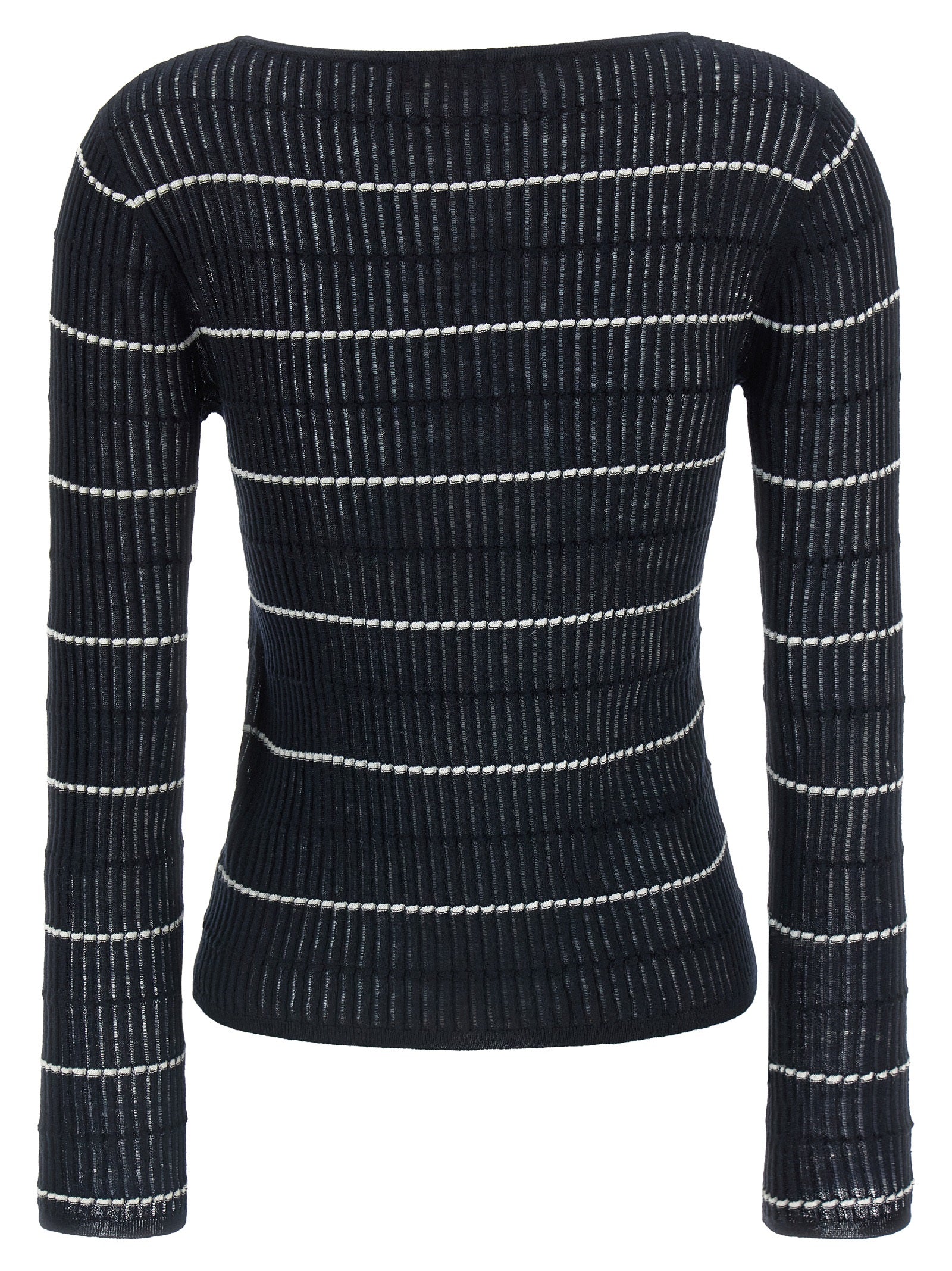 Max Mara Blue Silk Cardigan