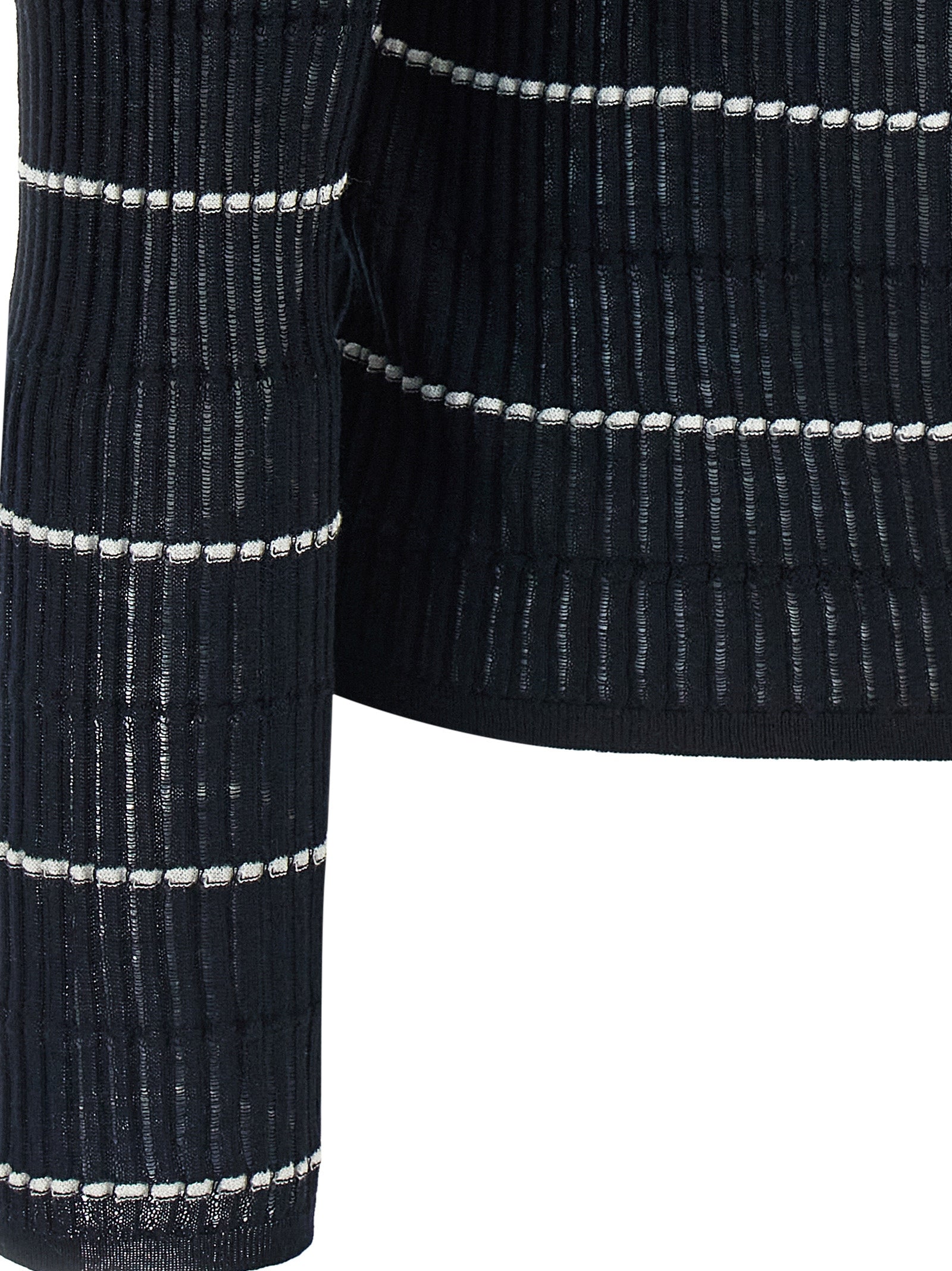 Max Mara Blue Silk Cardigan