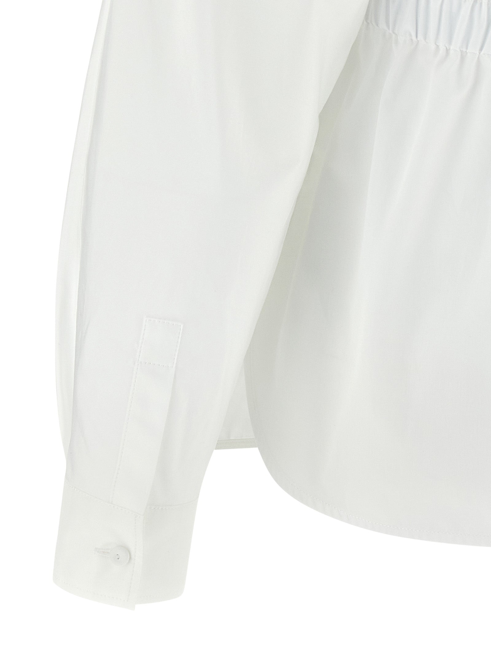Max Mara White Cotton Blouse