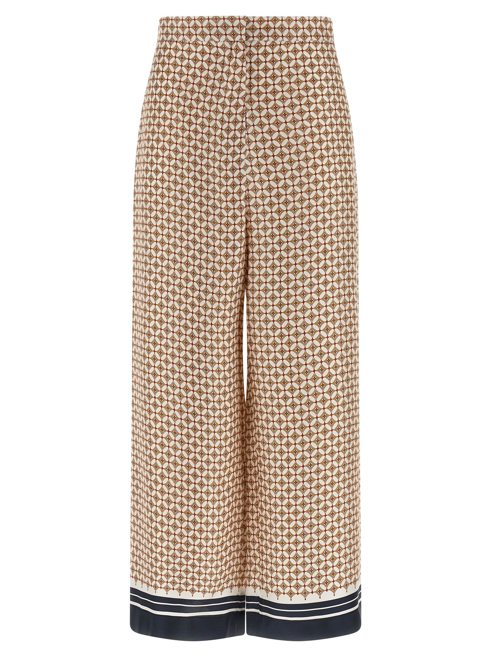 Max Mara Blue Silk Pants