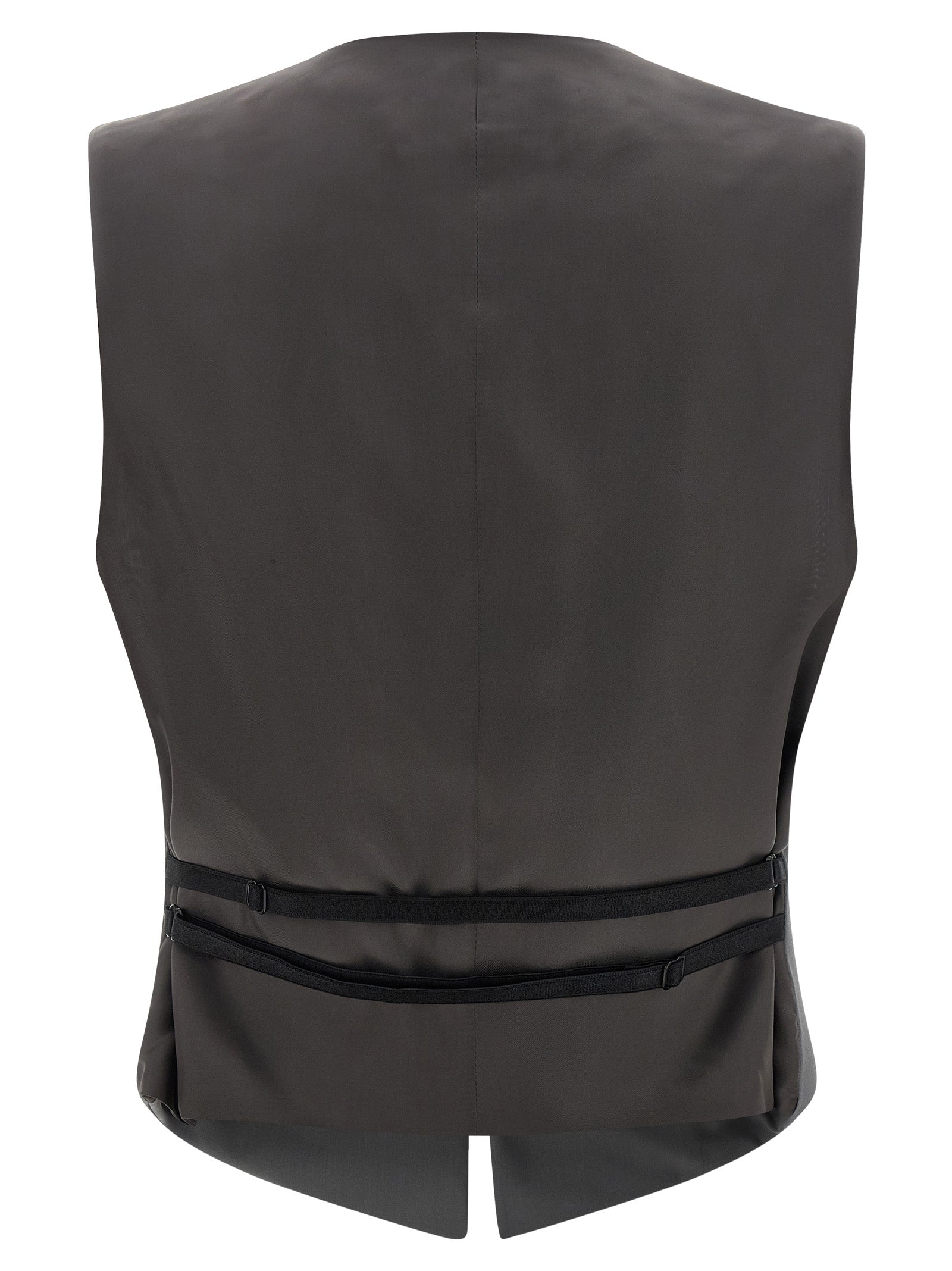 Armarium Gray Virgin Wool Sleeveless Jacket