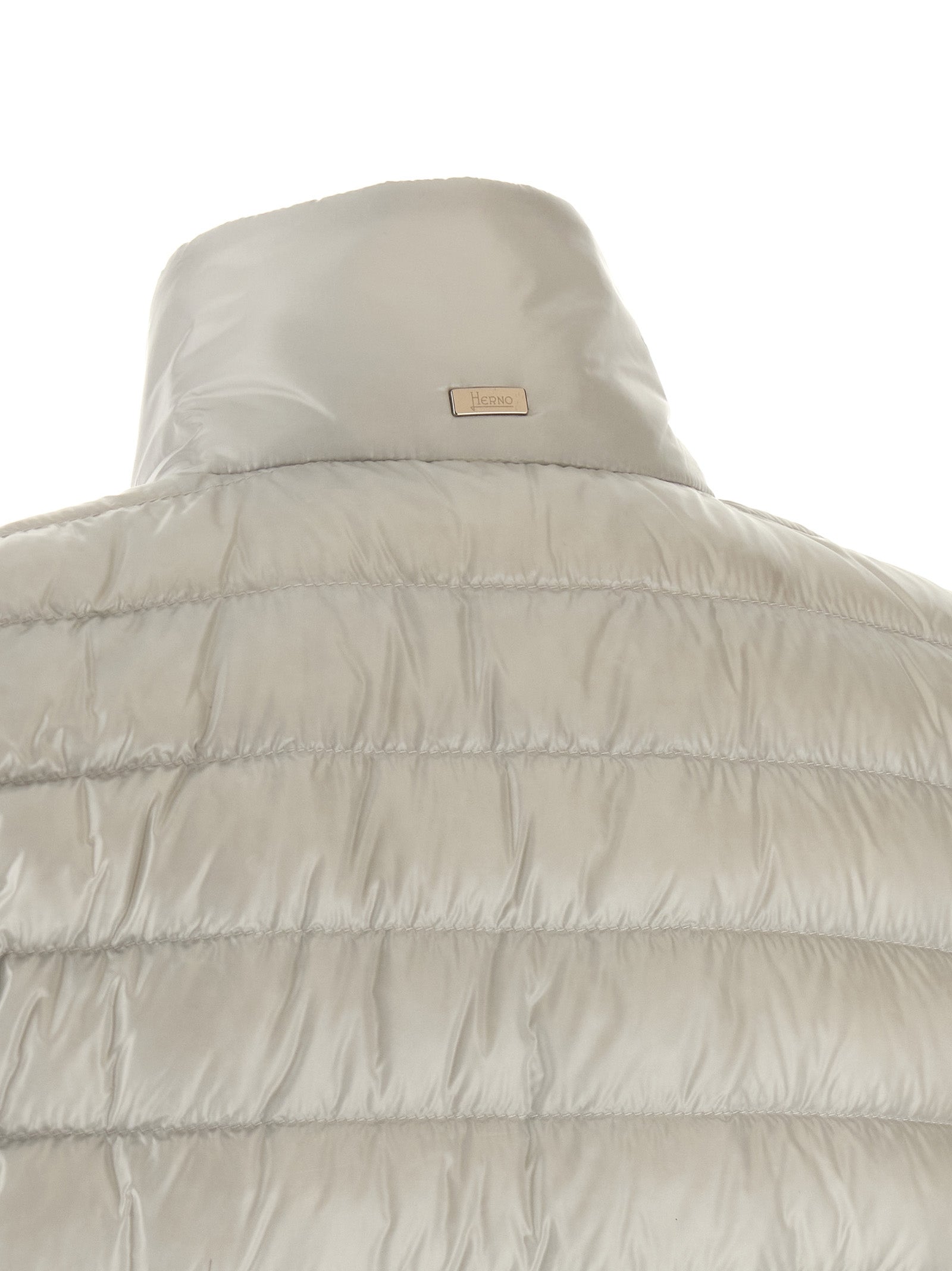 Herno Gray Polyamide Full-Length Jacket