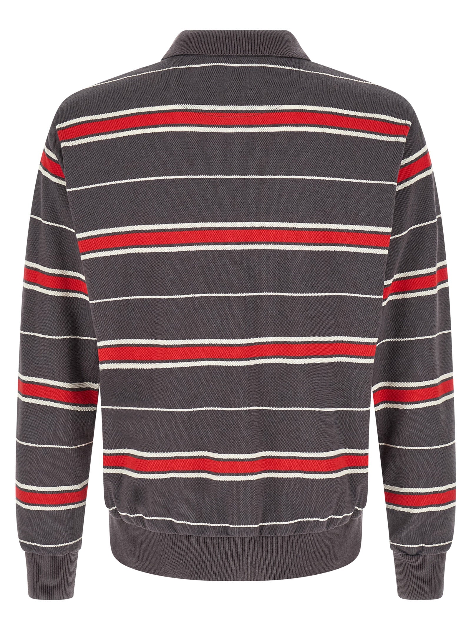 Undercover Gray Cotton Polo Shirt