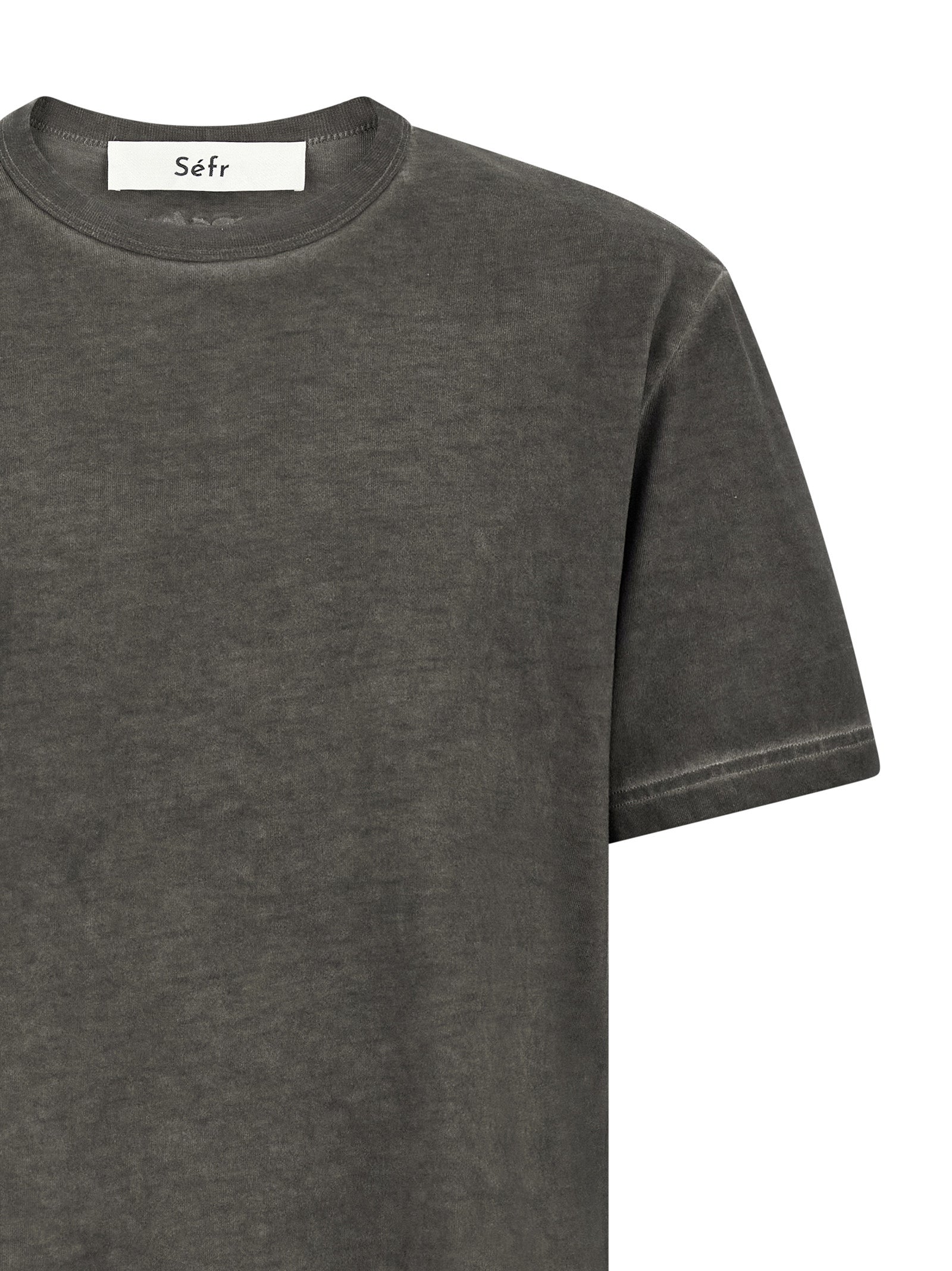 SÉFR Gray Cotton T-Shirt