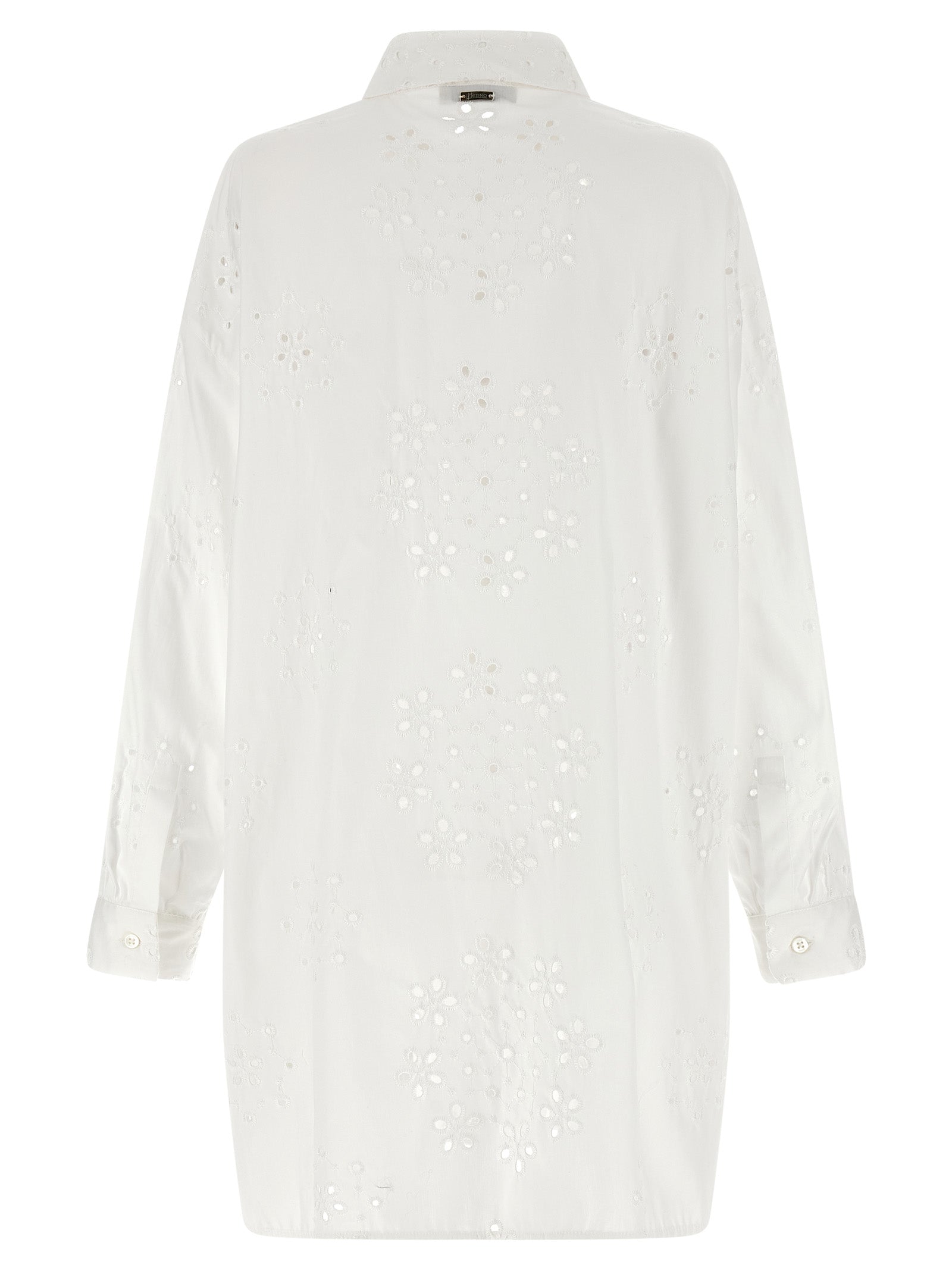 Herno White Cotton Blouse
