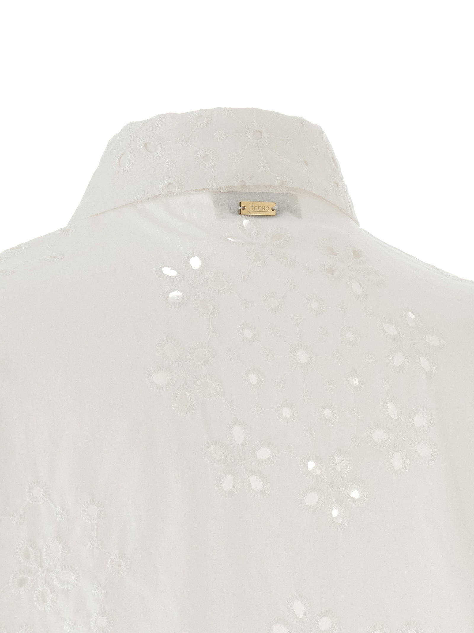 Herno White Cotton Blouse