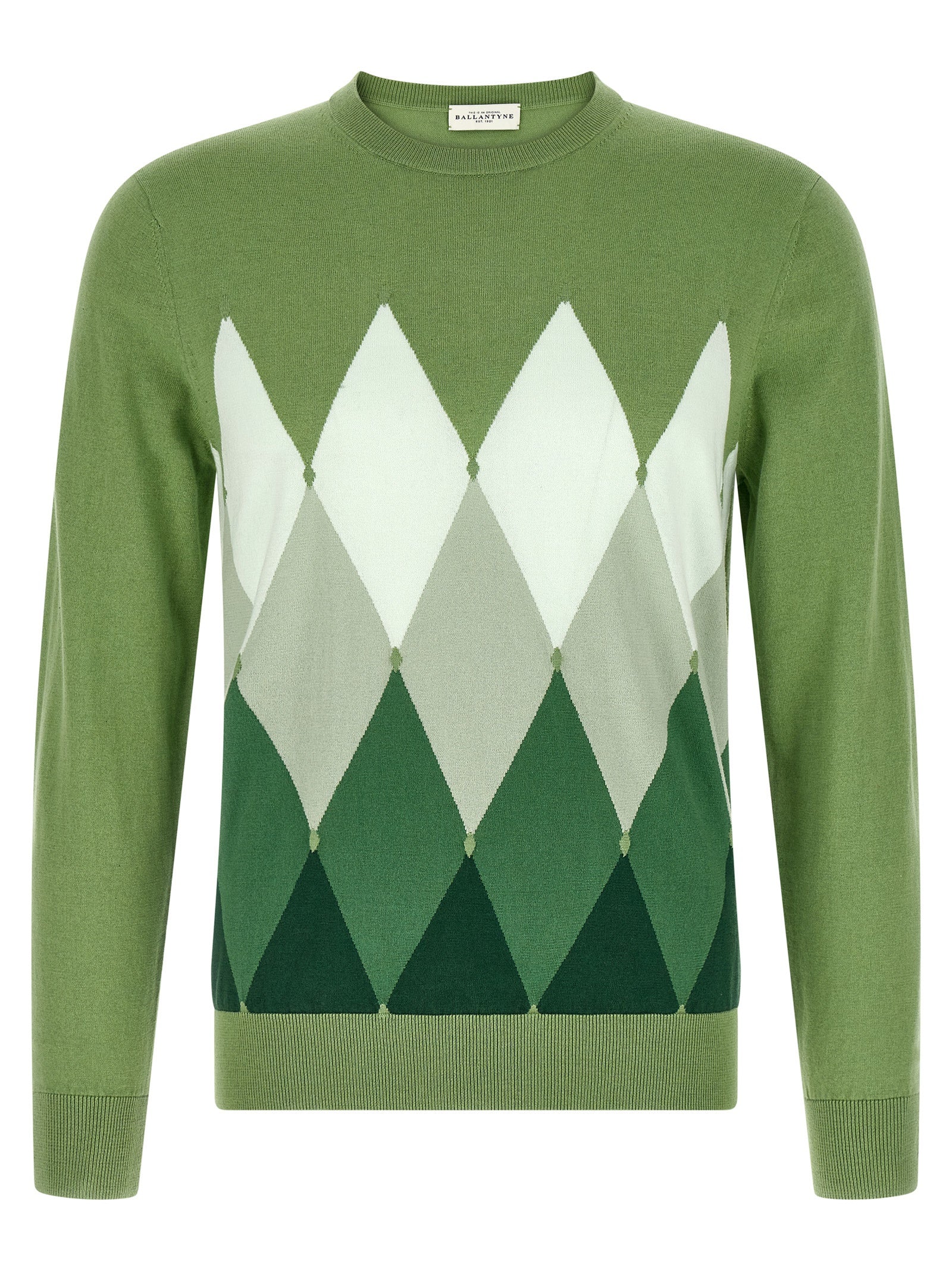 Ballantyne Bicolor Cotton Cardigan