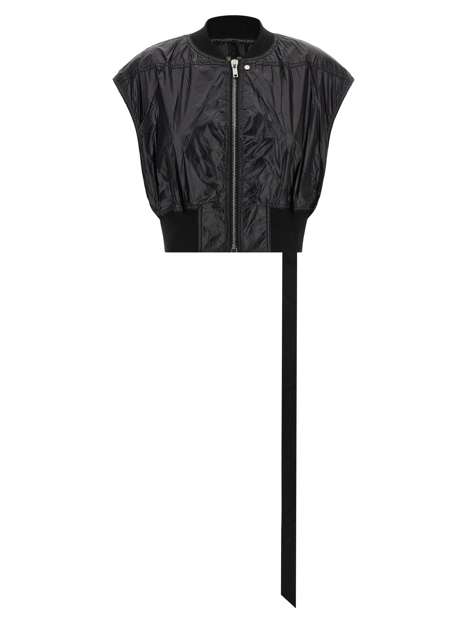 DRKSHDW Black Nylon Sleeveless Jacket