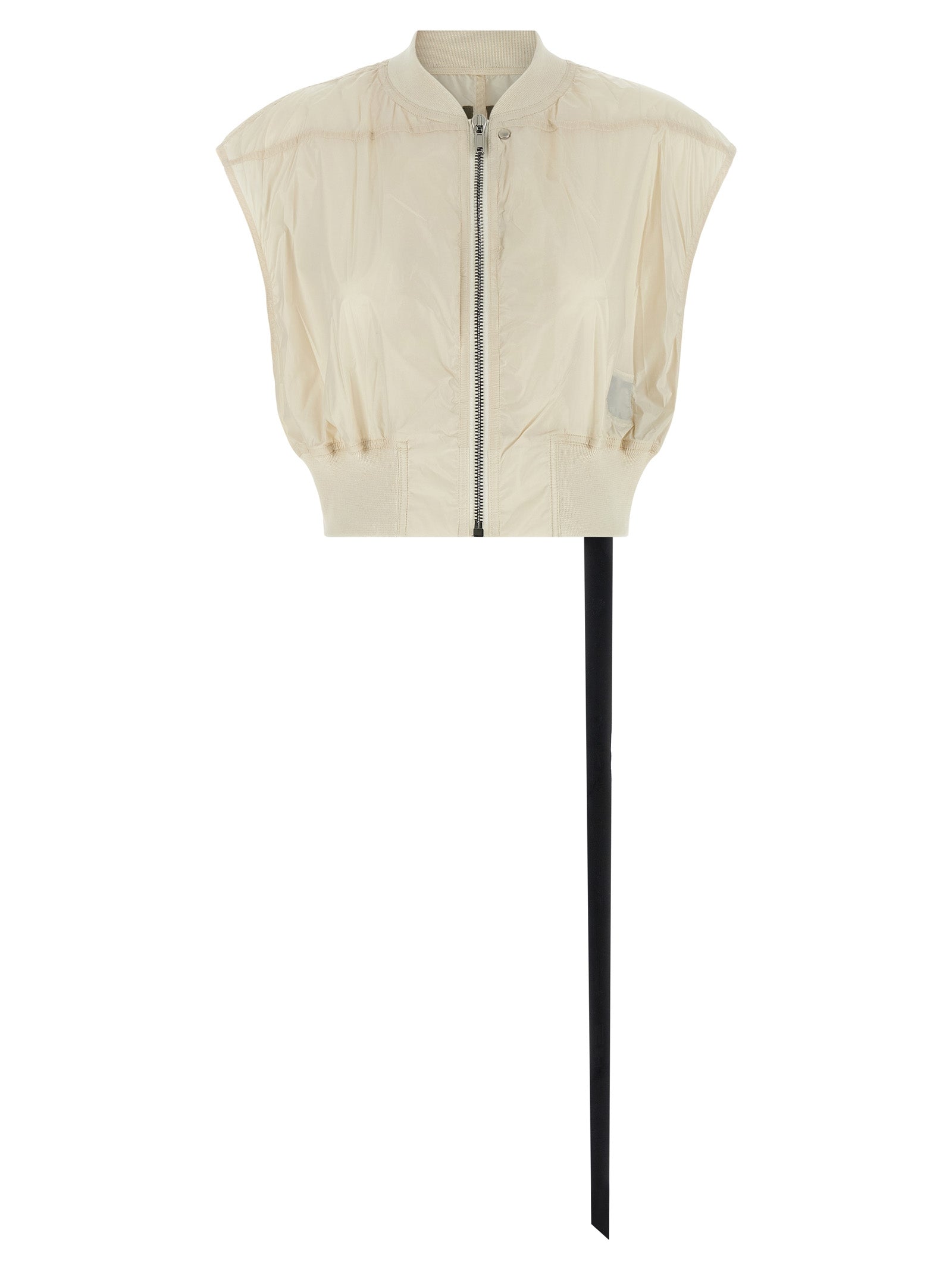 DRKSHDW Beige Nylon Sleeveless Jacket