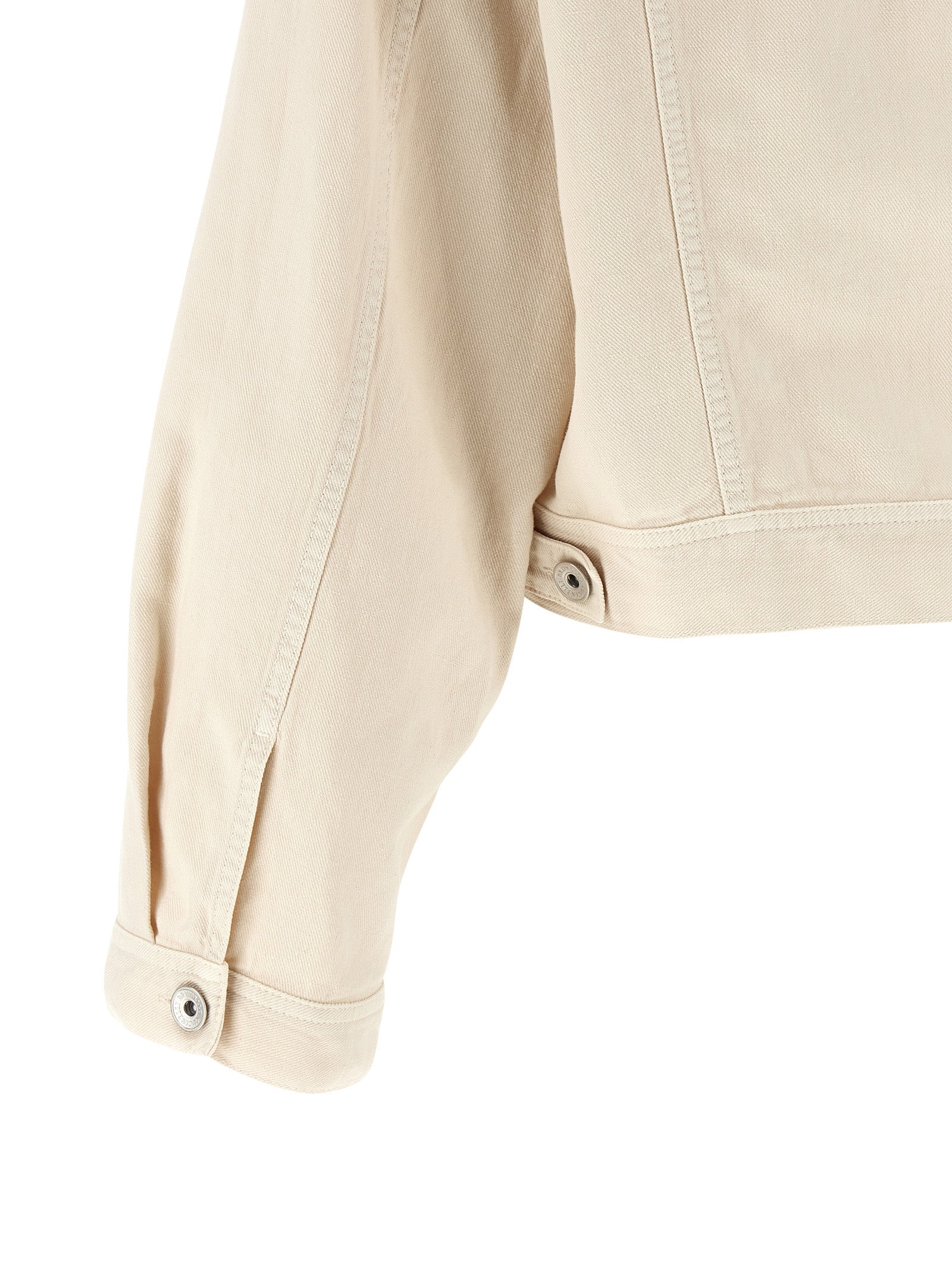 Brunello Cucinelli Beige Cotton Denim Jacket