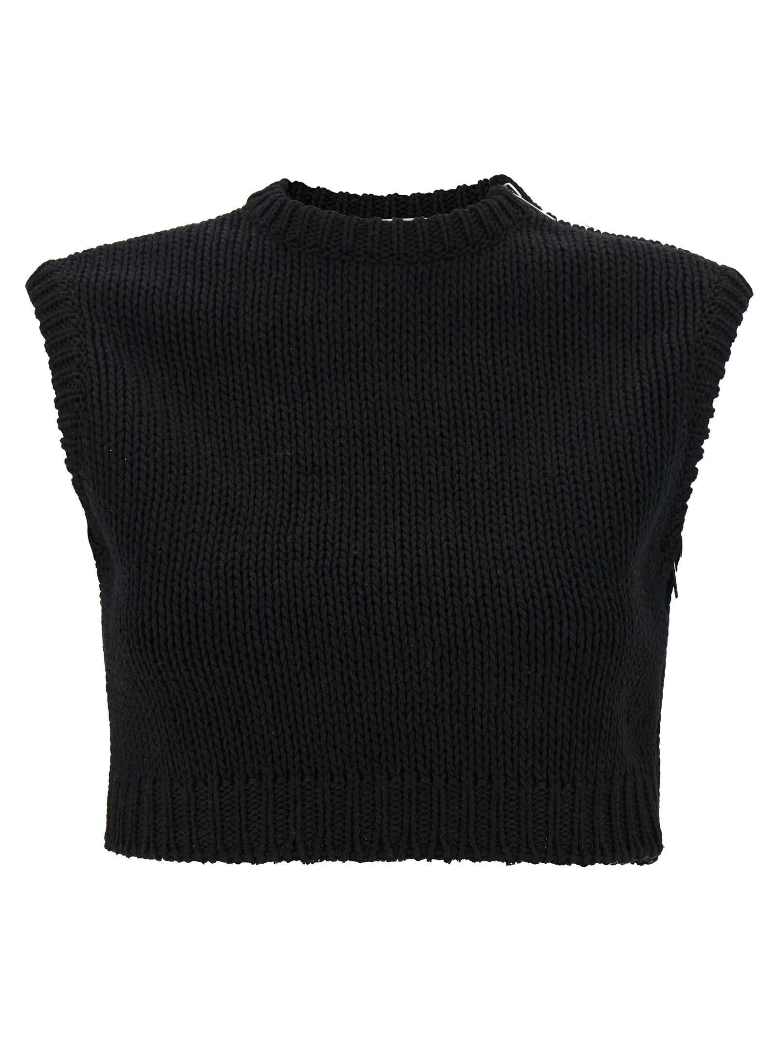 Max Mara Black Cotton Cardigan