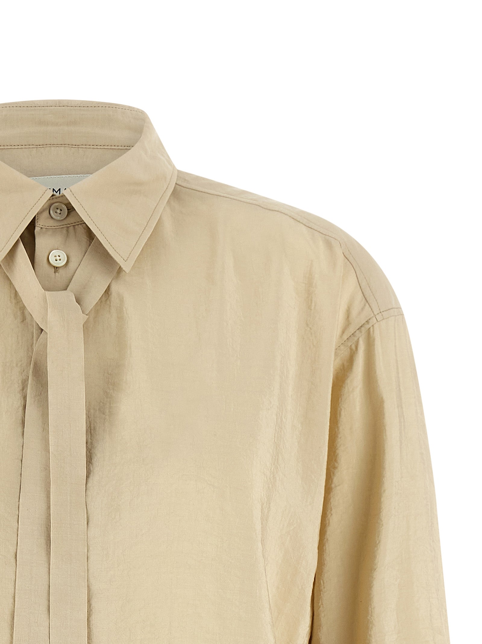 Lemaire Beige Silk Blouse