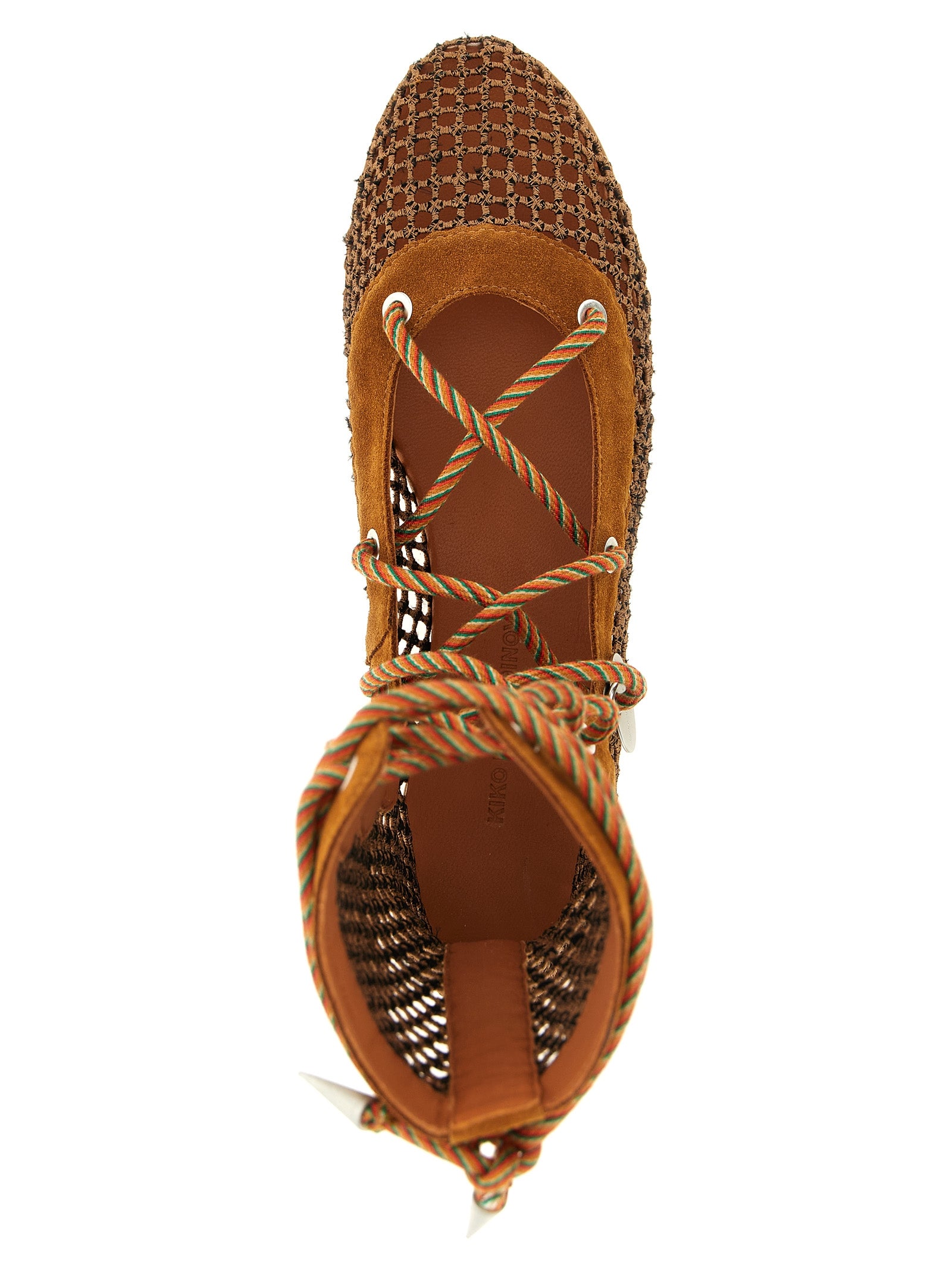 Kiko Kostadinov Brown Polyester Ankle Boots