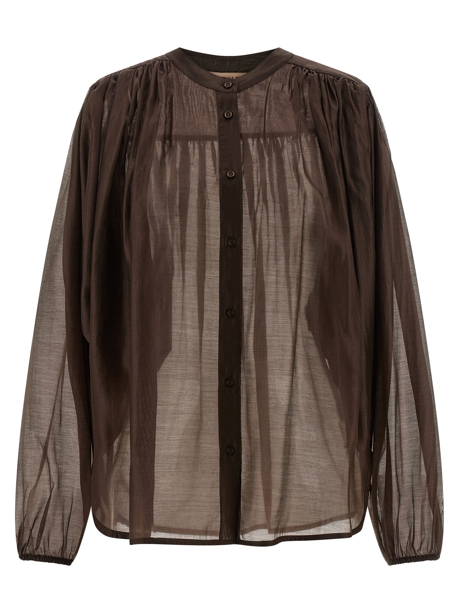 Twinset Brown Lycra Blouse