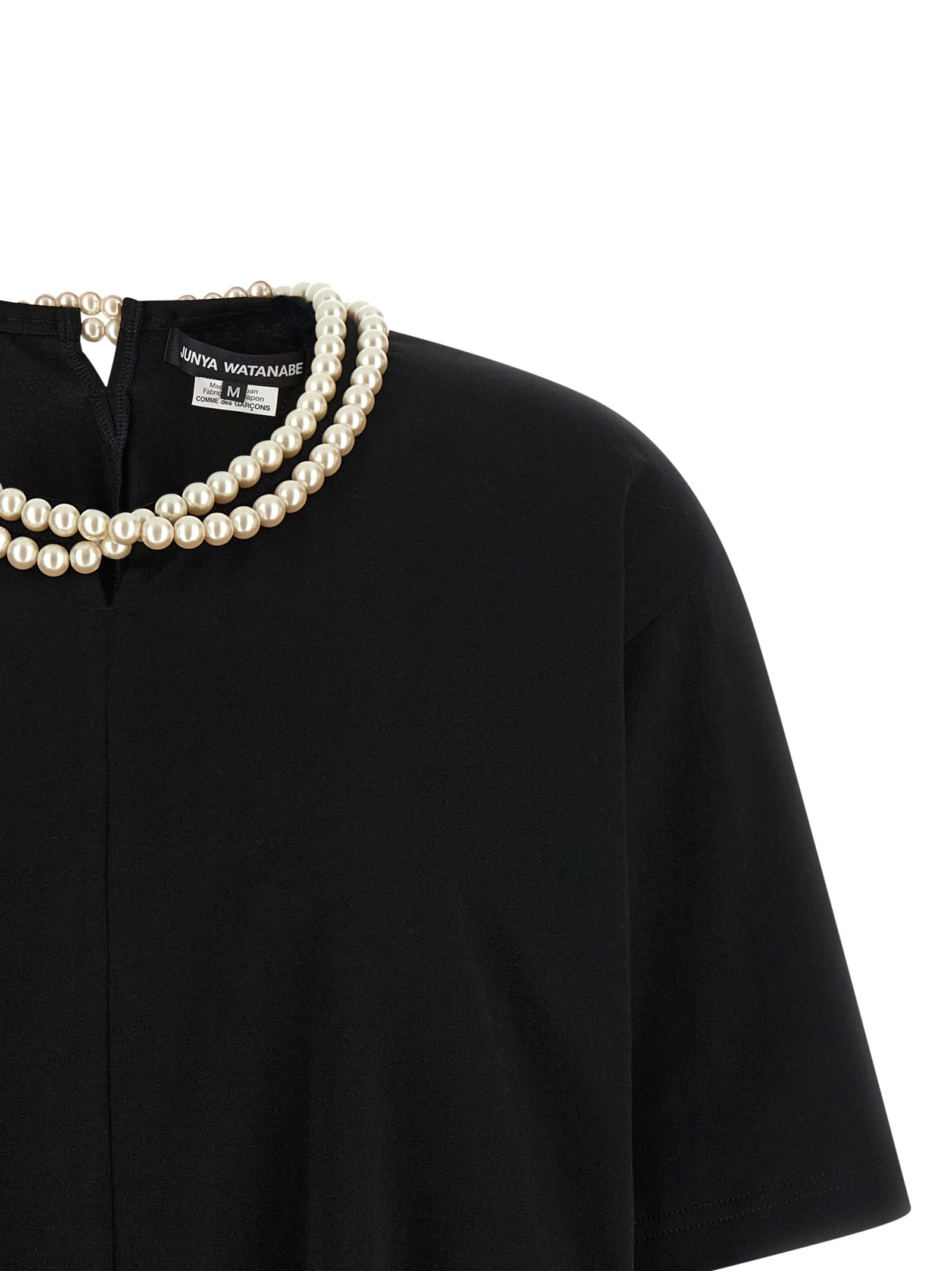 Junya Watanabe Black Cotton T-Shirt