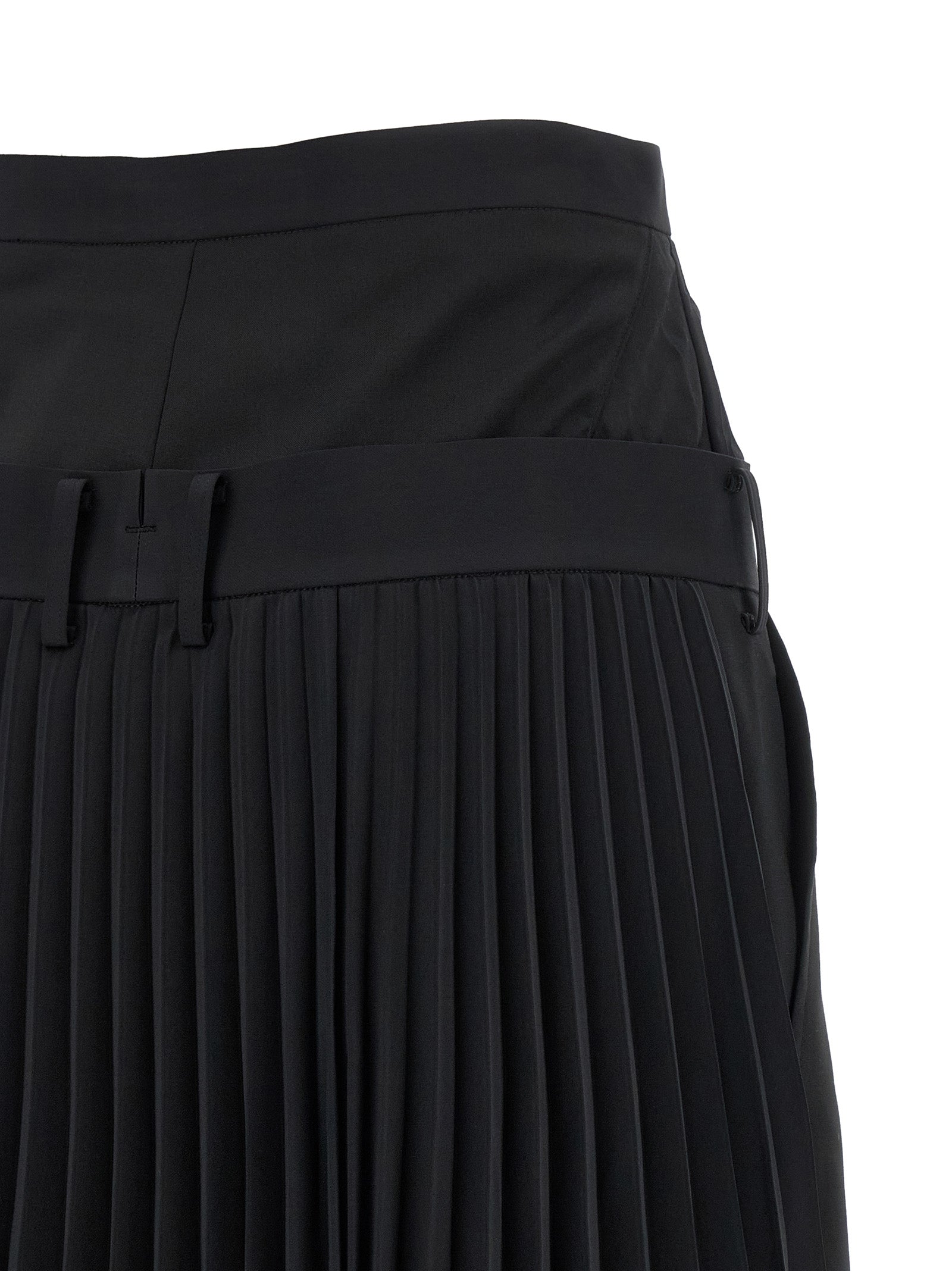 Junya Watanabe Black Wool Pants