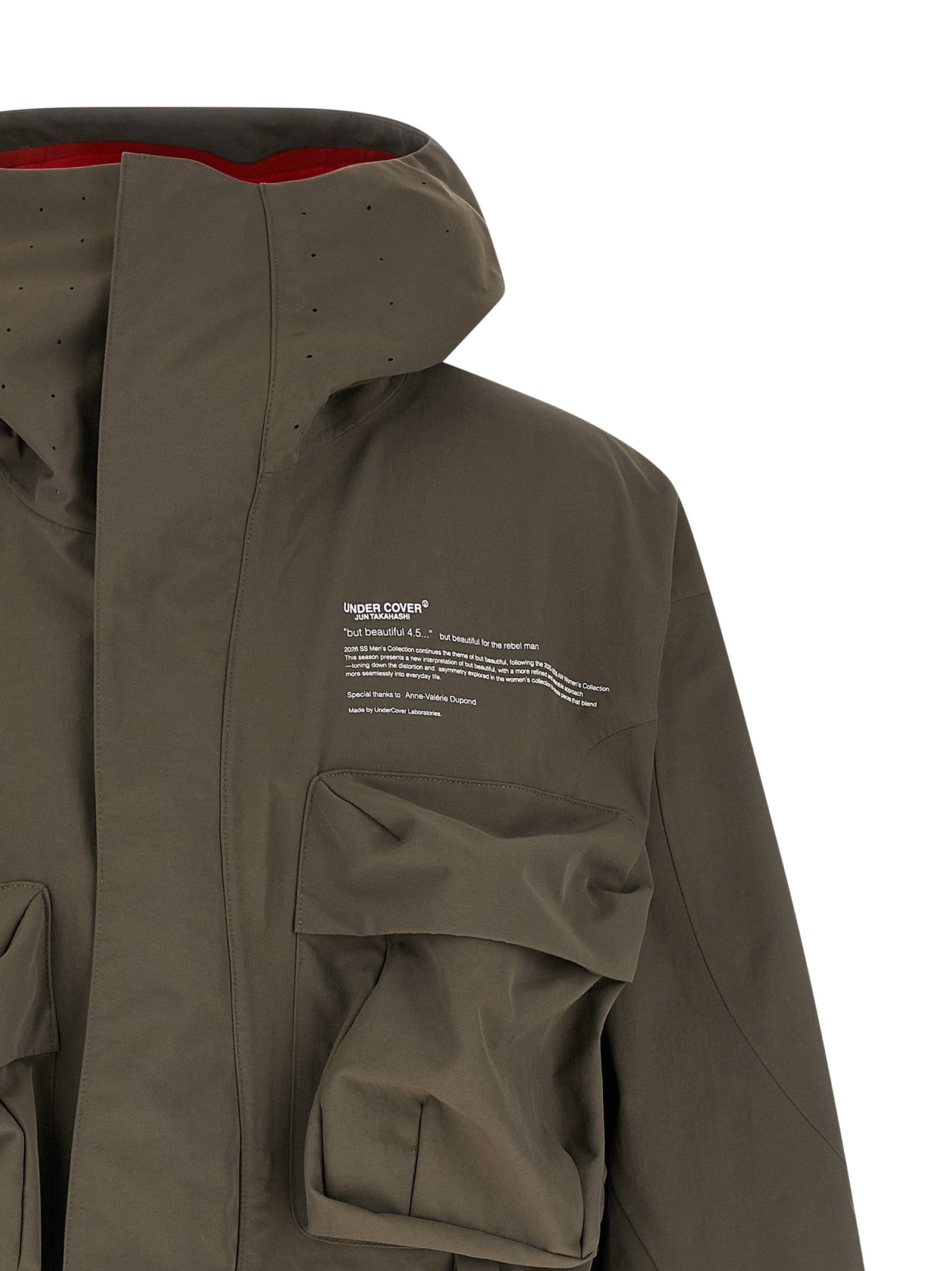 Undercover Gray Nylon Parka