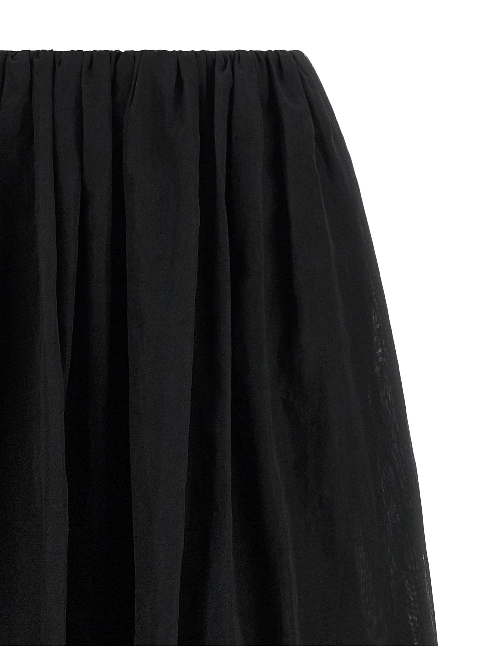 Brunello Cucinelli Black Cotton Mini Skirt
