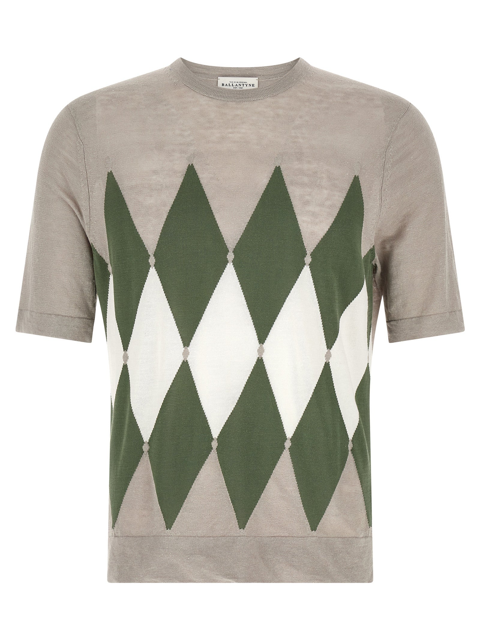 Ballantyne Gray Linen T-Shirt
