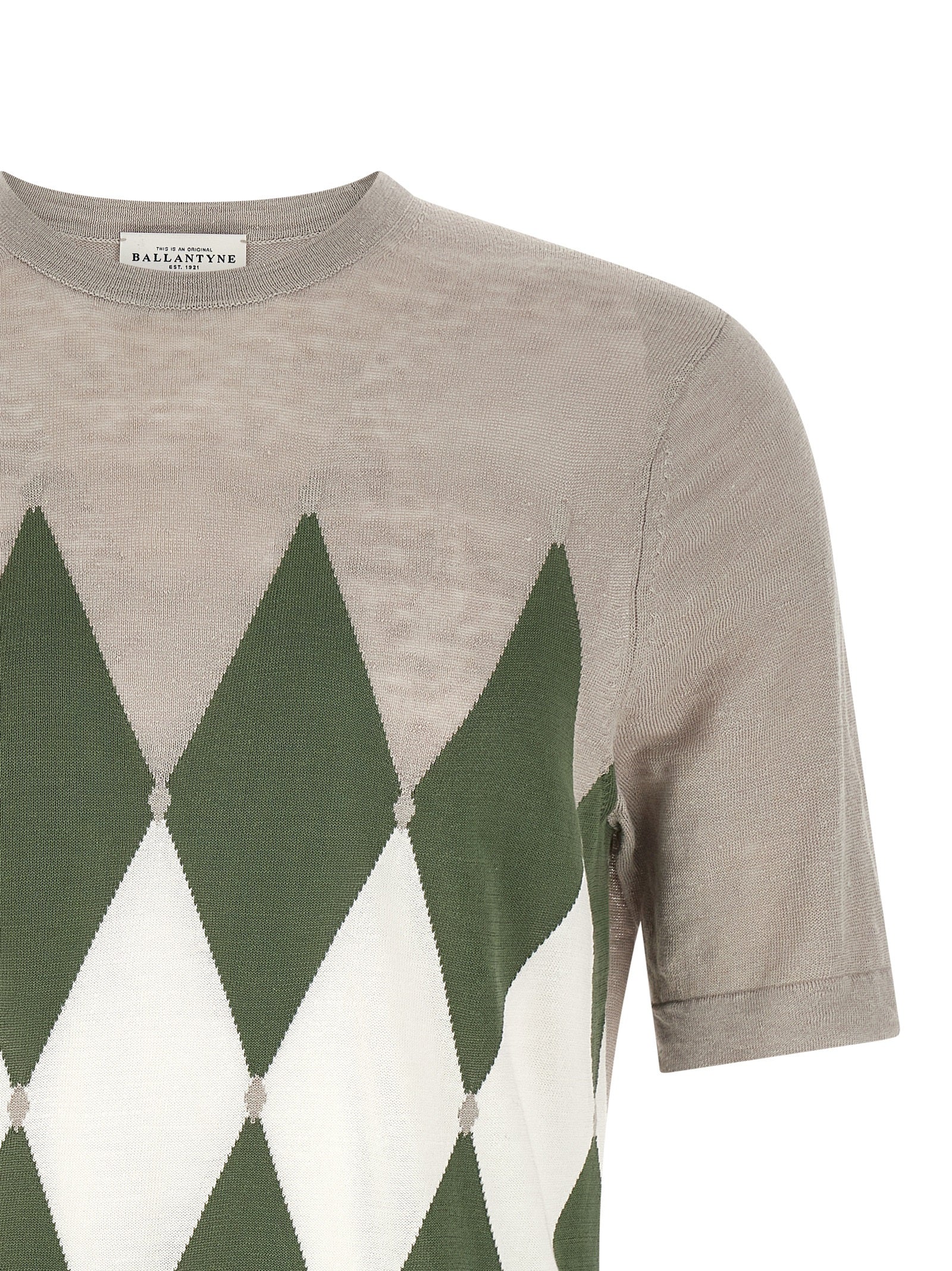 Ballantyne Gray Linen T-Shirt