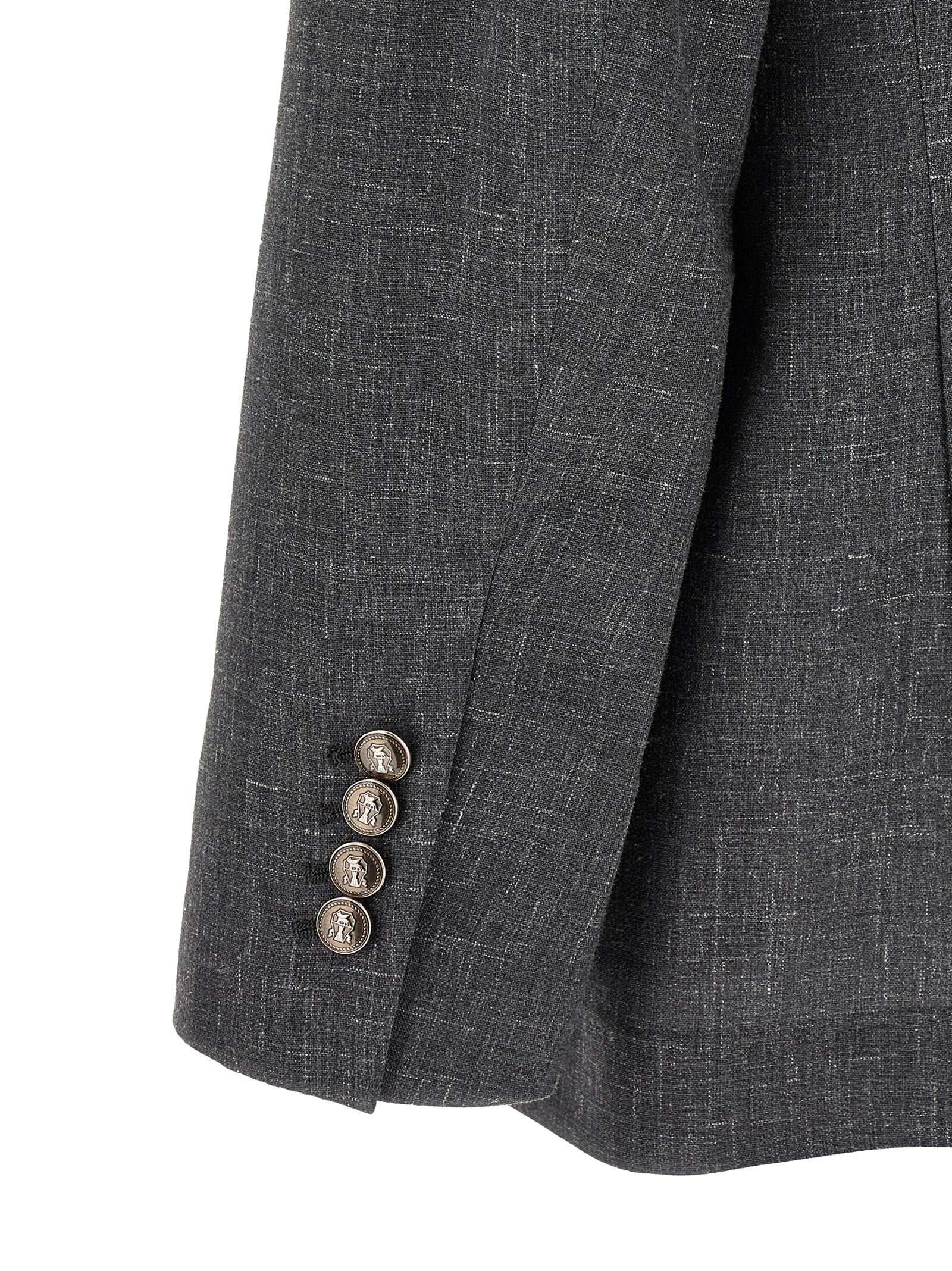 Brunello Cucinelli Gray Wool Blazer