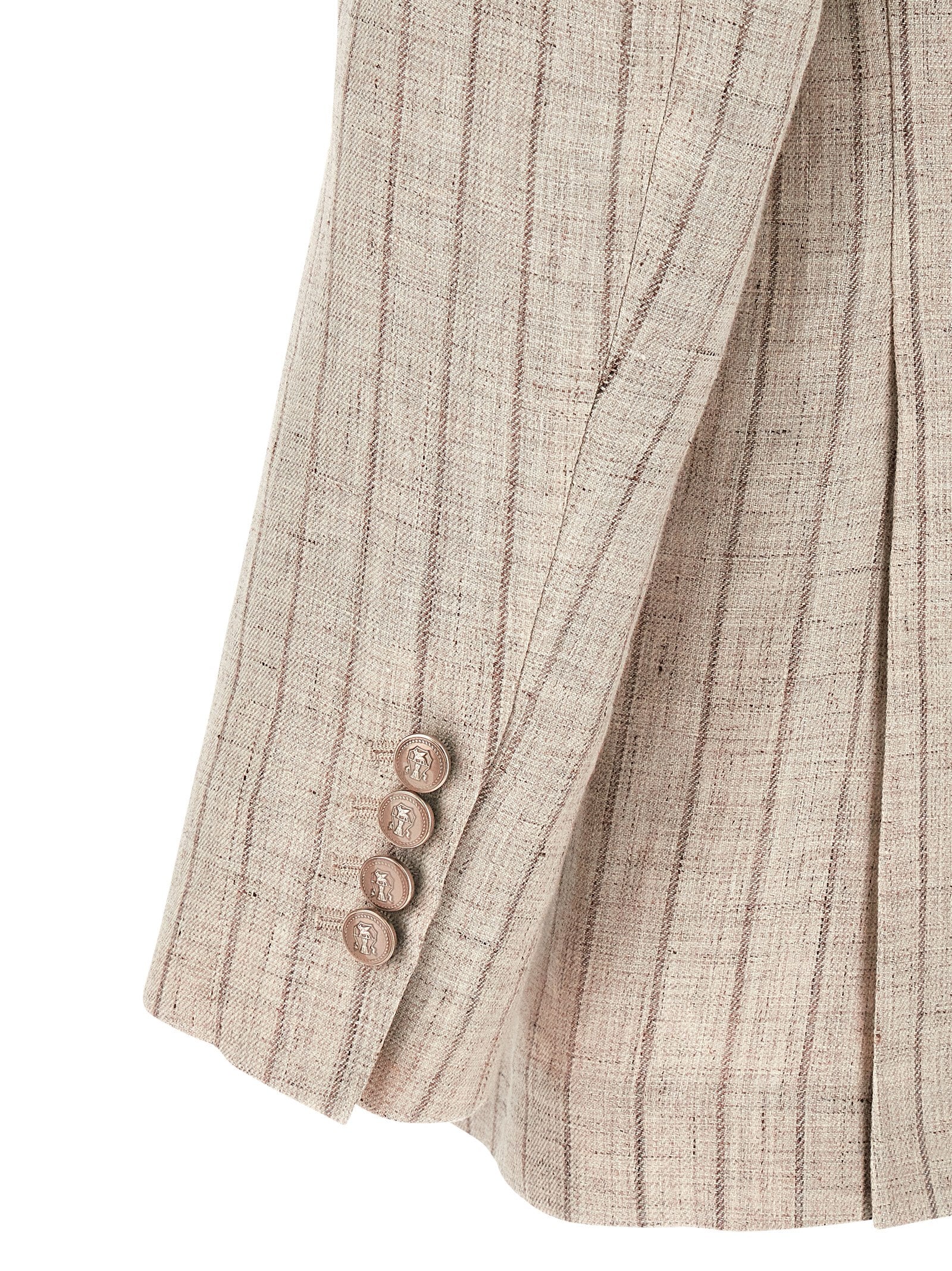 Brunello Cucinelli Gray Linen Blazer