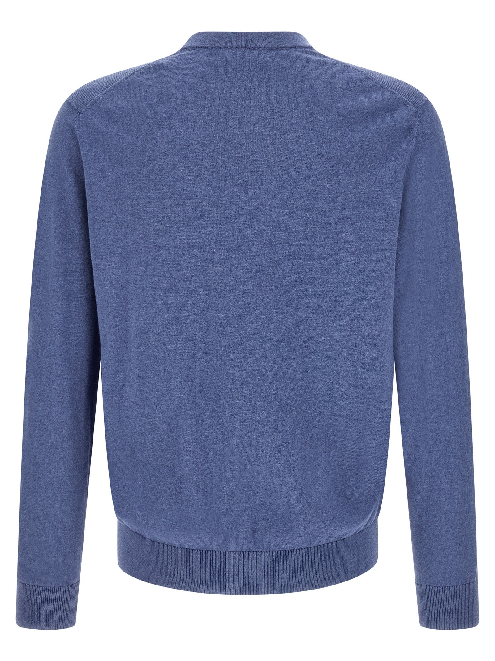 Ballantyne Blue Cotton Cardigan