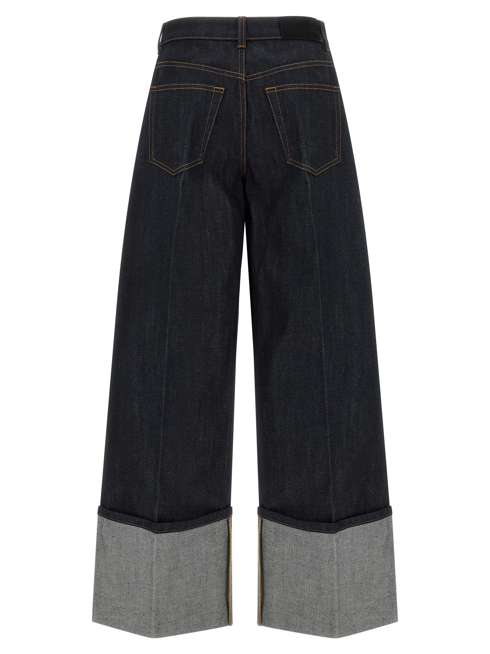 Givenchy Blue Cotton Flared Jeans