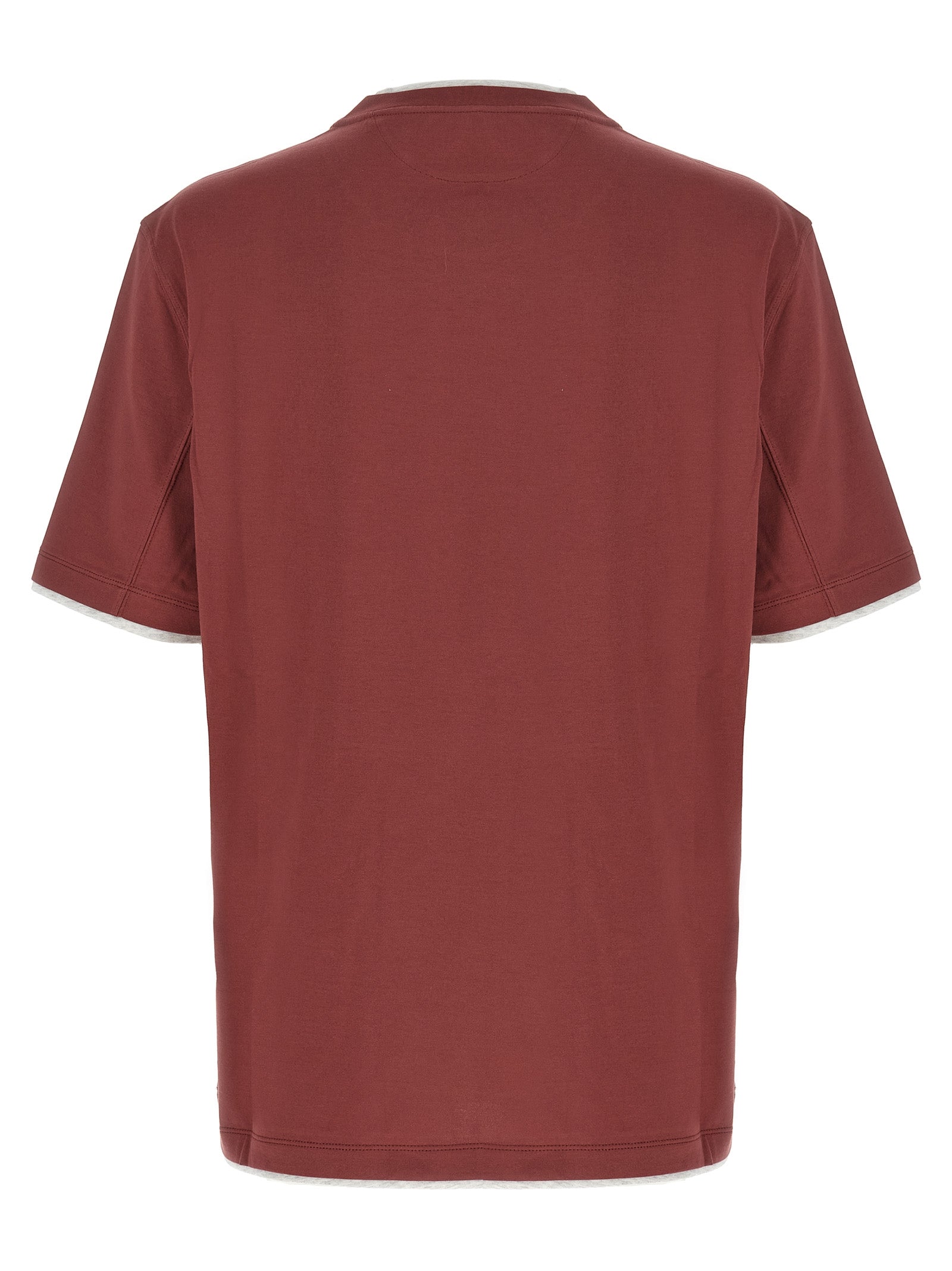 Brunello Cucinelli Multicolor Cotton T-Shirt