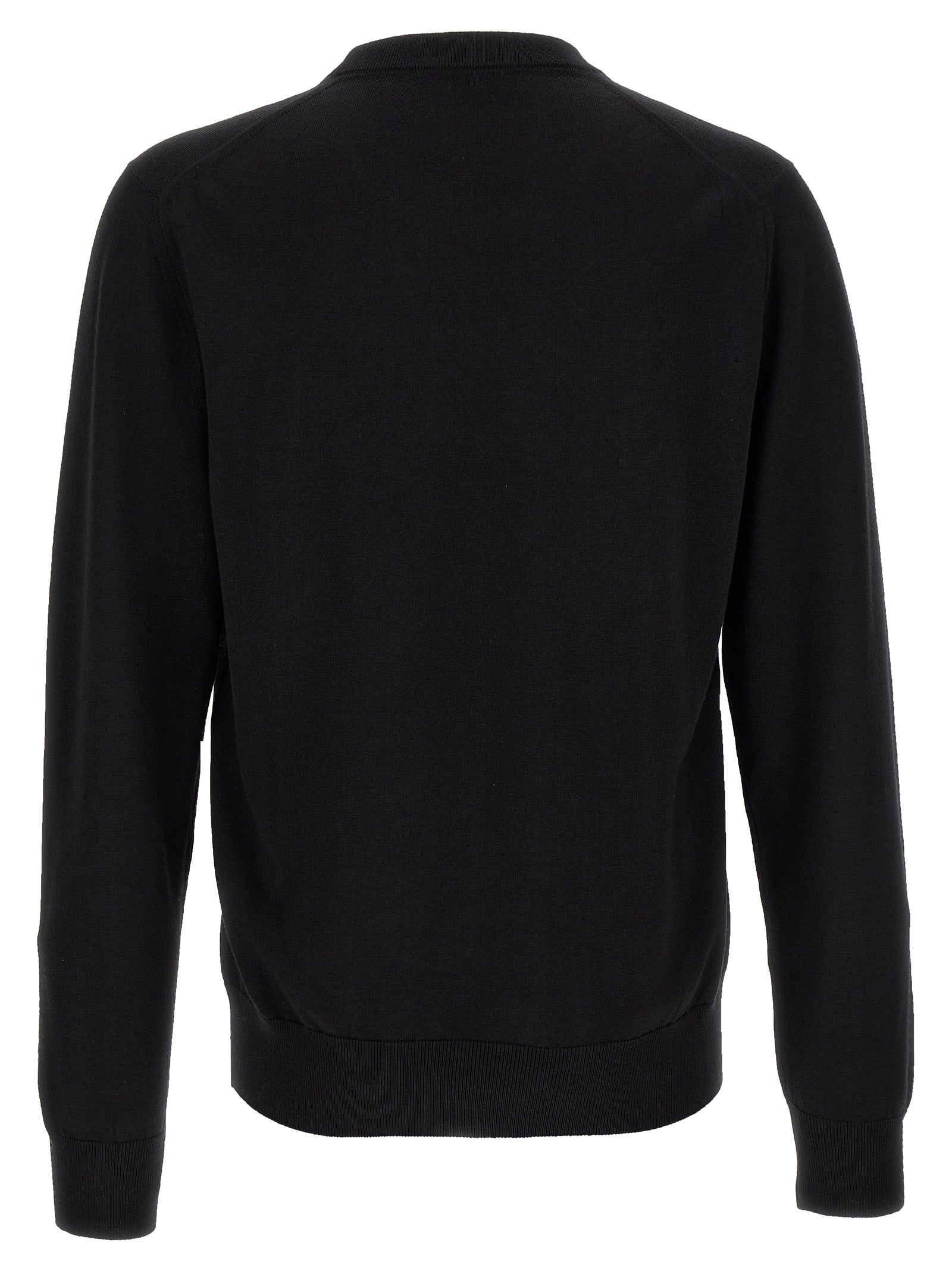Dolce & Gabbana Black Virgin Wool Cardigan