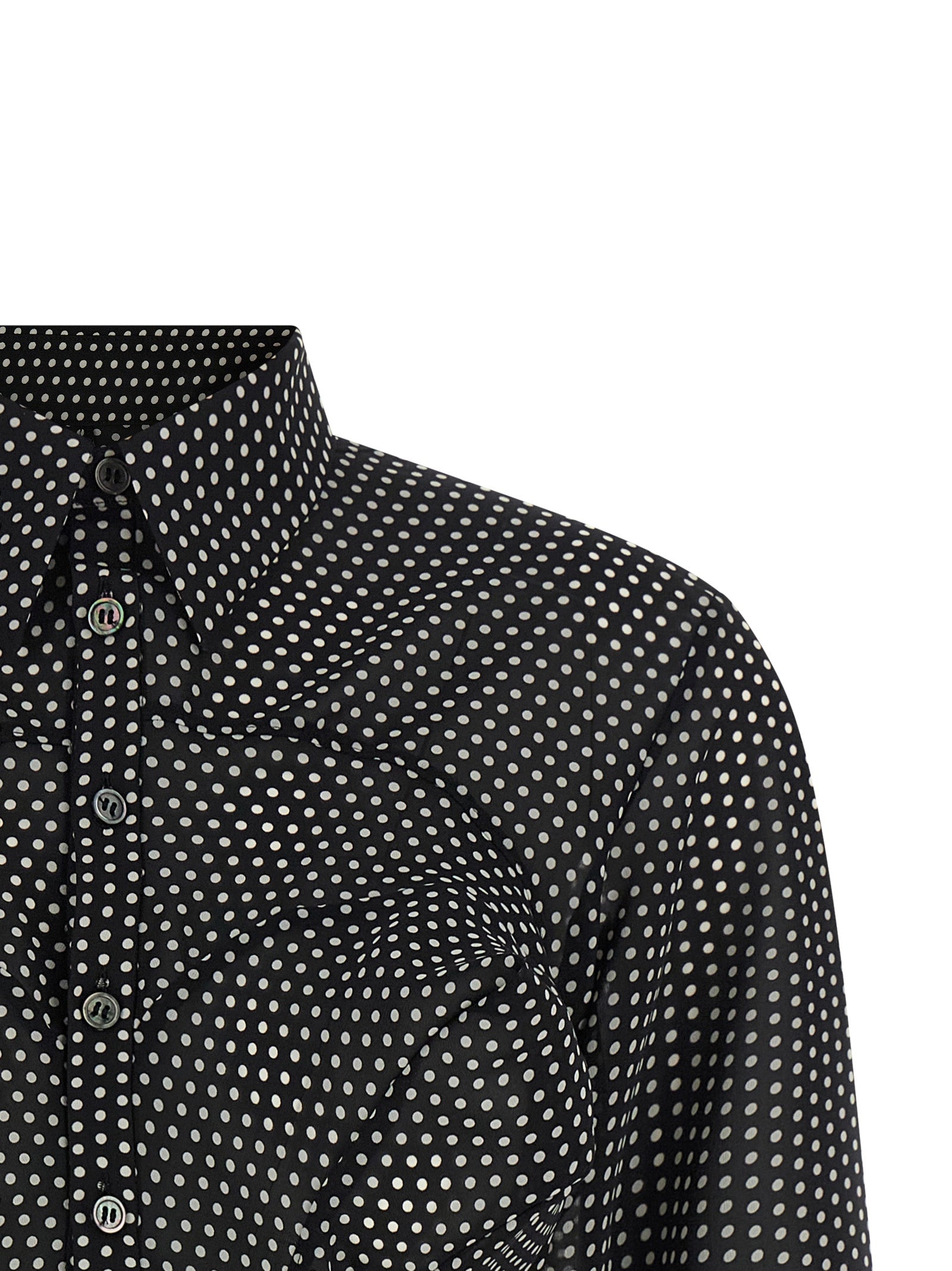 Junya Watanabe Bicolor Polyester Blouse