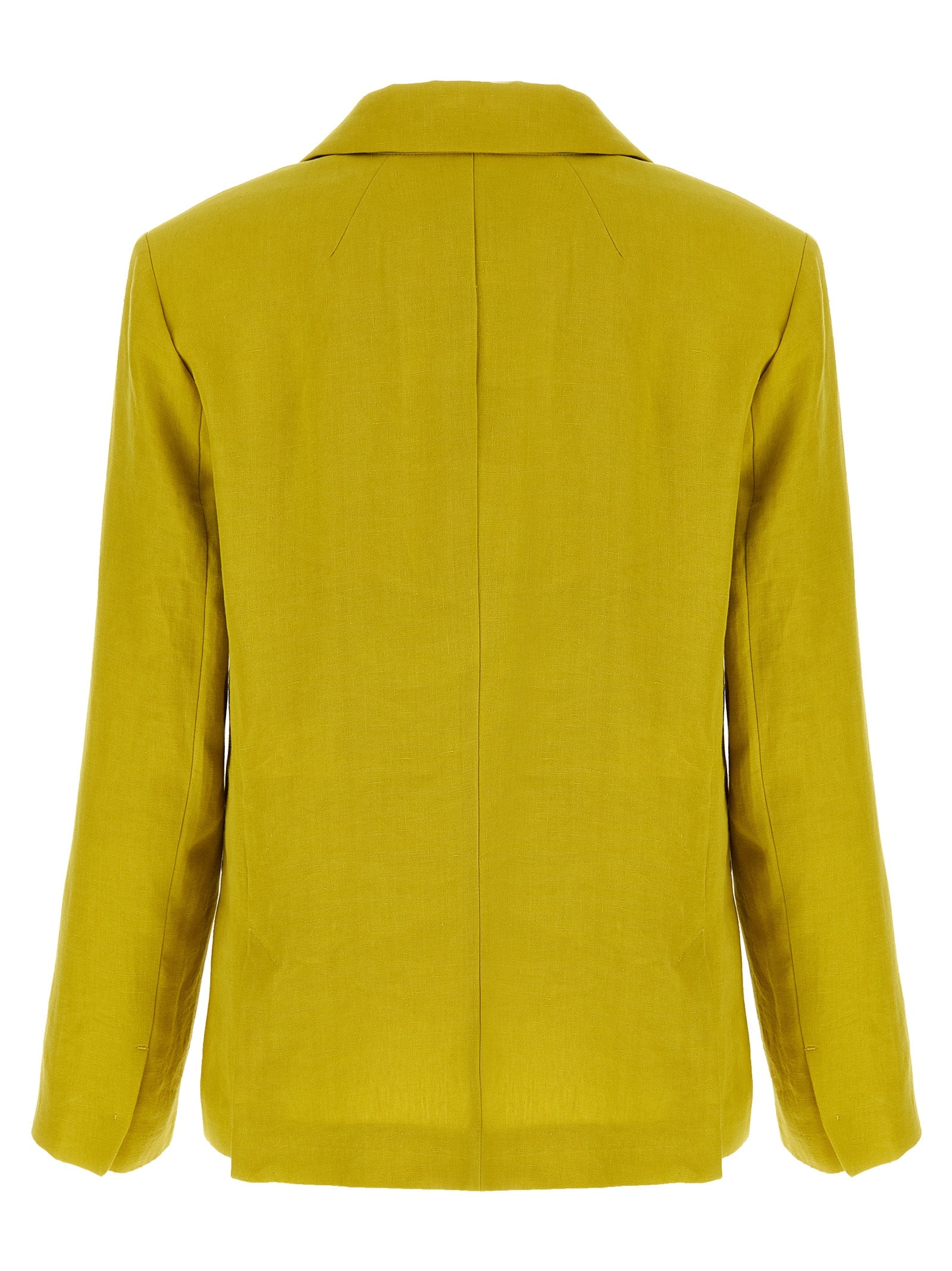 'S Max Mara Bicolor Linen Blazer