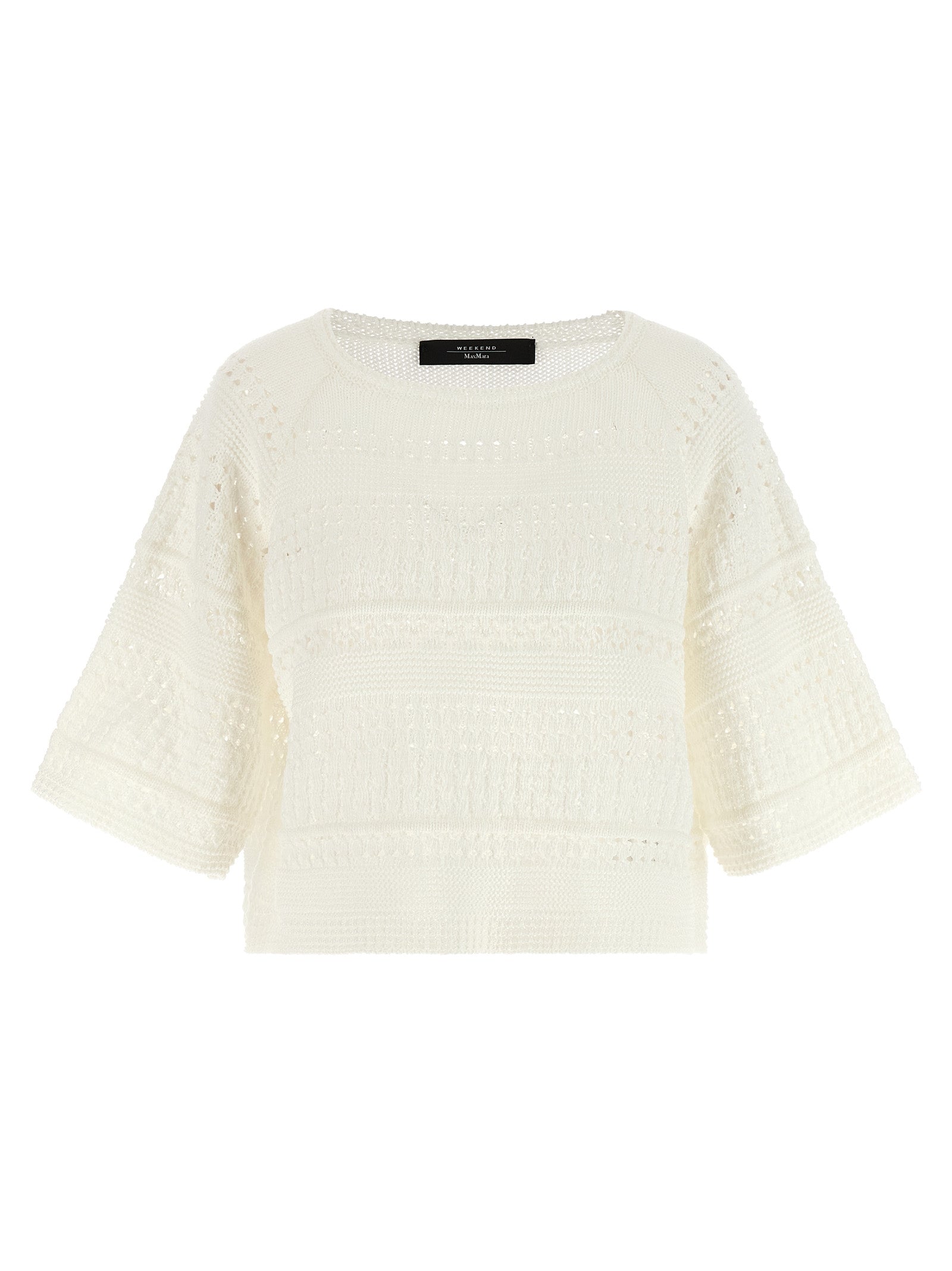 Max Mara White Cotton Cardigan
