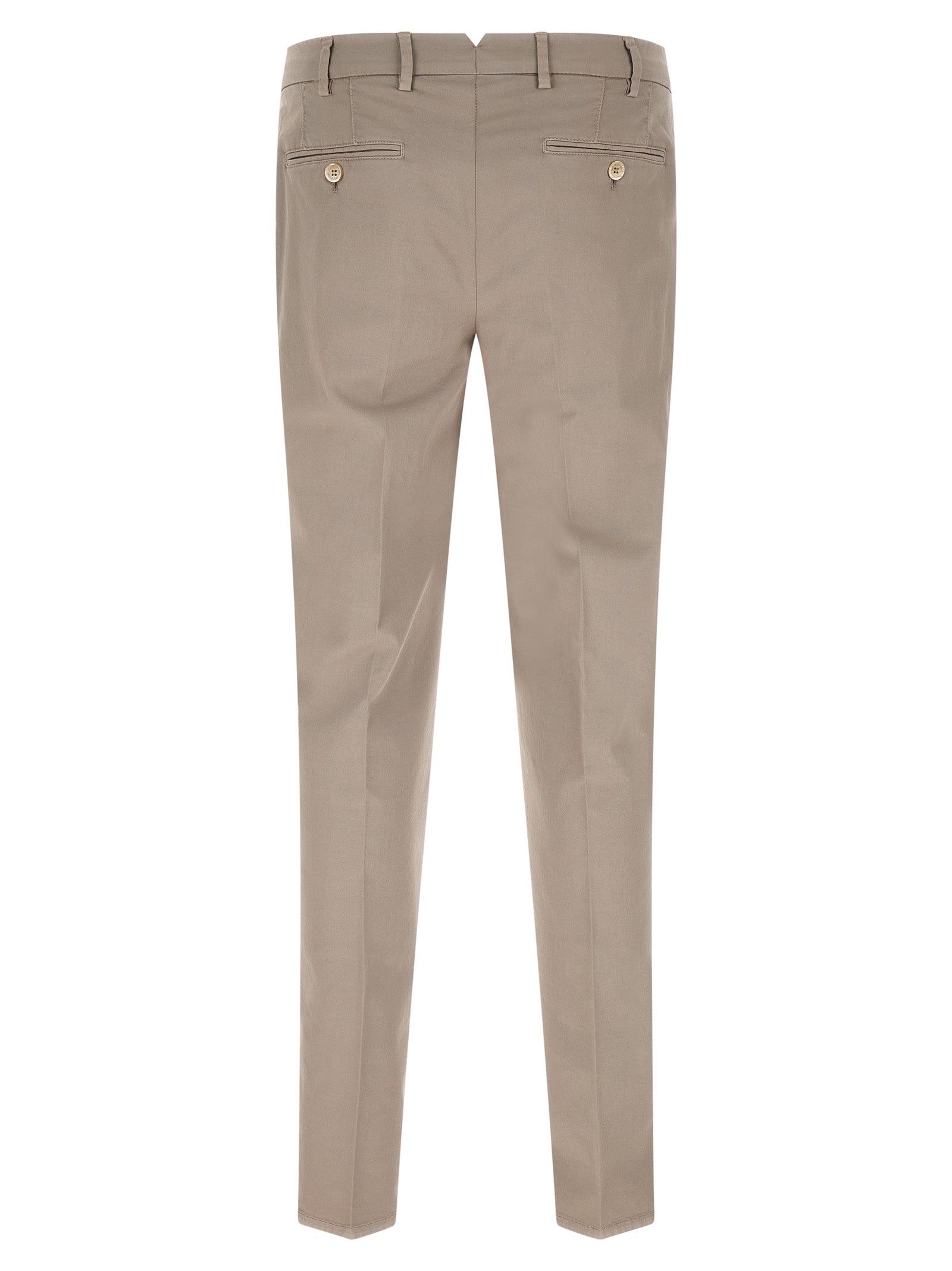 Brunello Cucinelli Beige Cotton Casual Pants