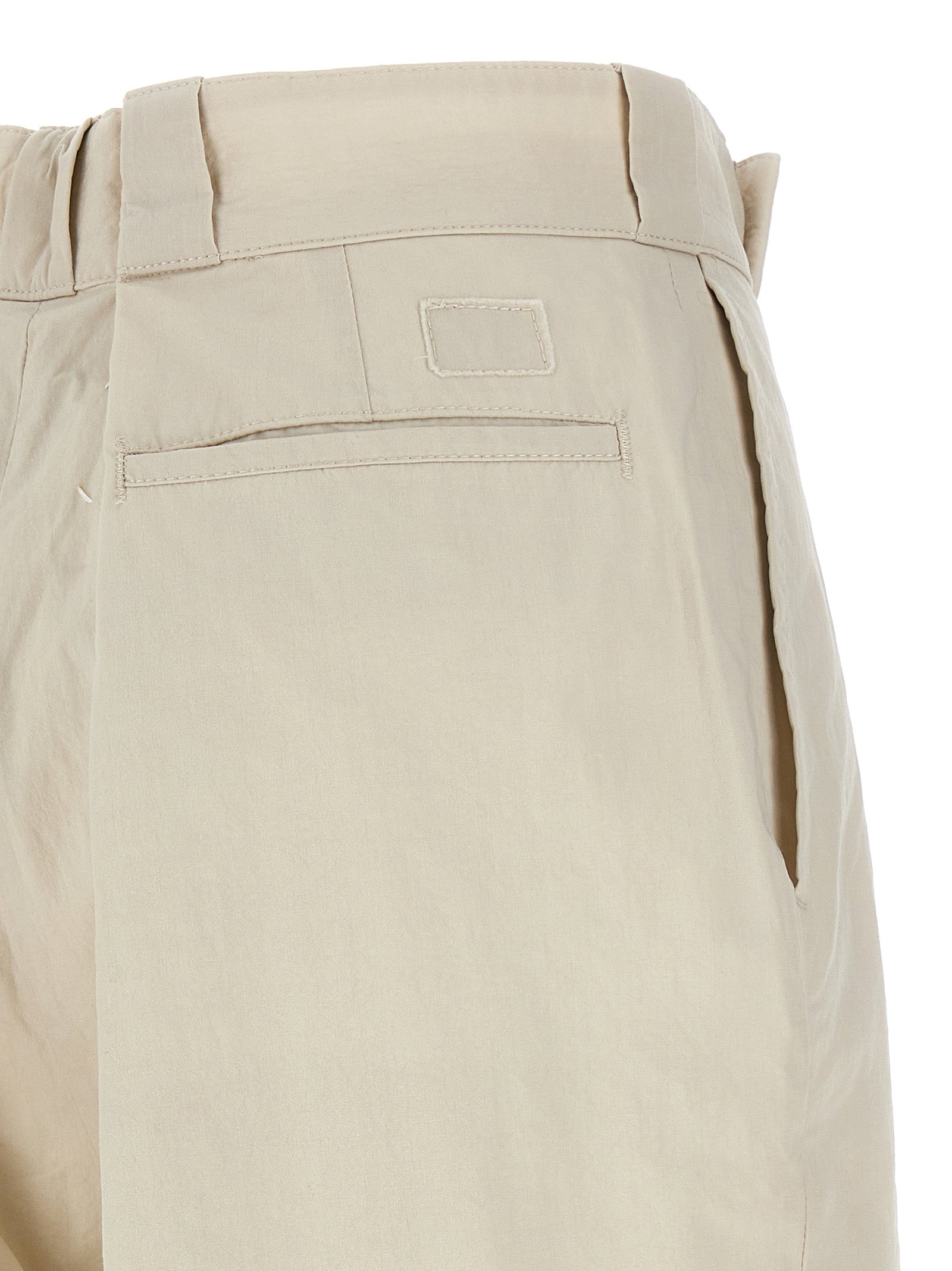 Maison Margiela Beige Cotton Casual Pants