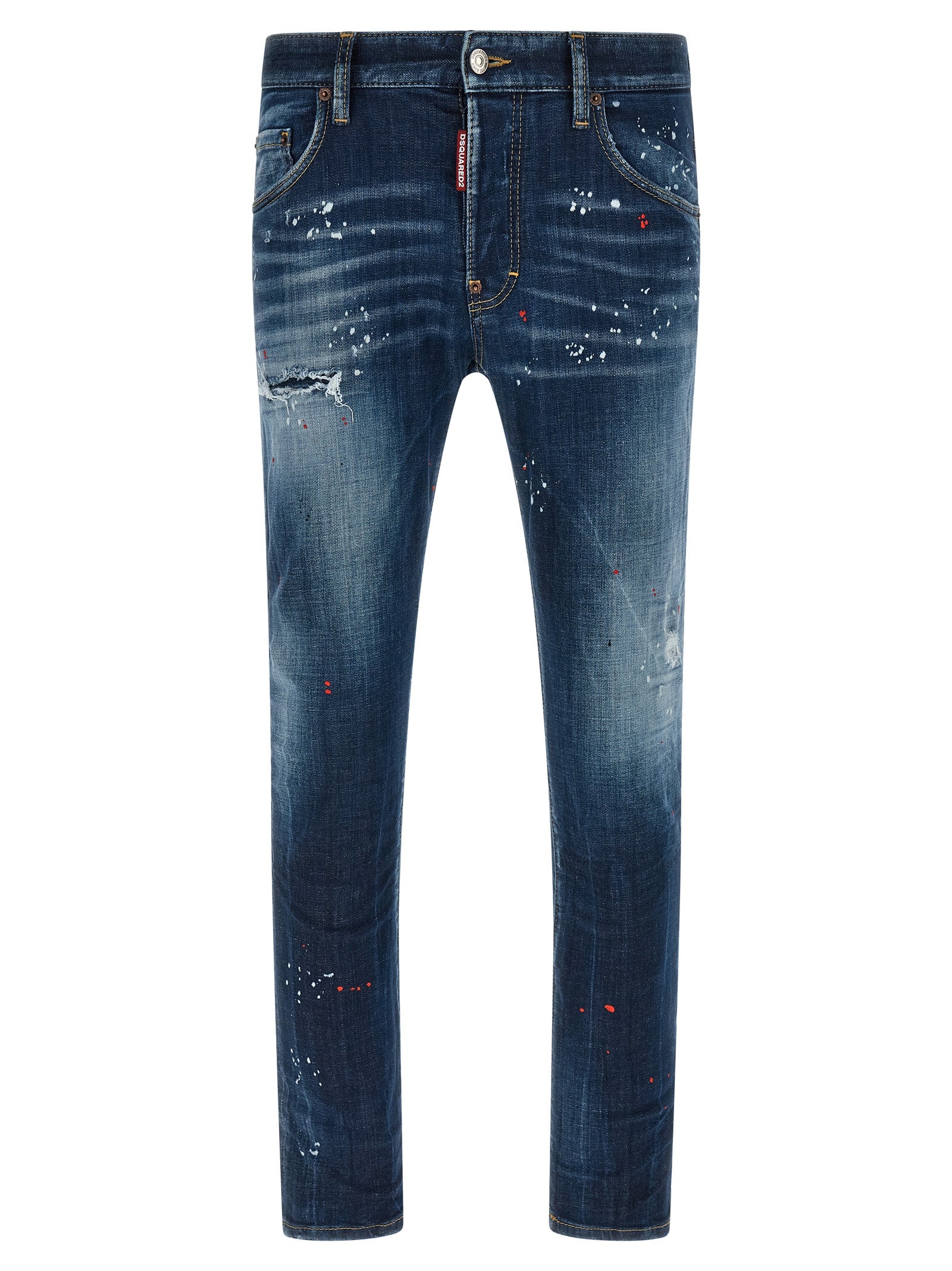 Dsquared² Blue Cotton Jeans Denim